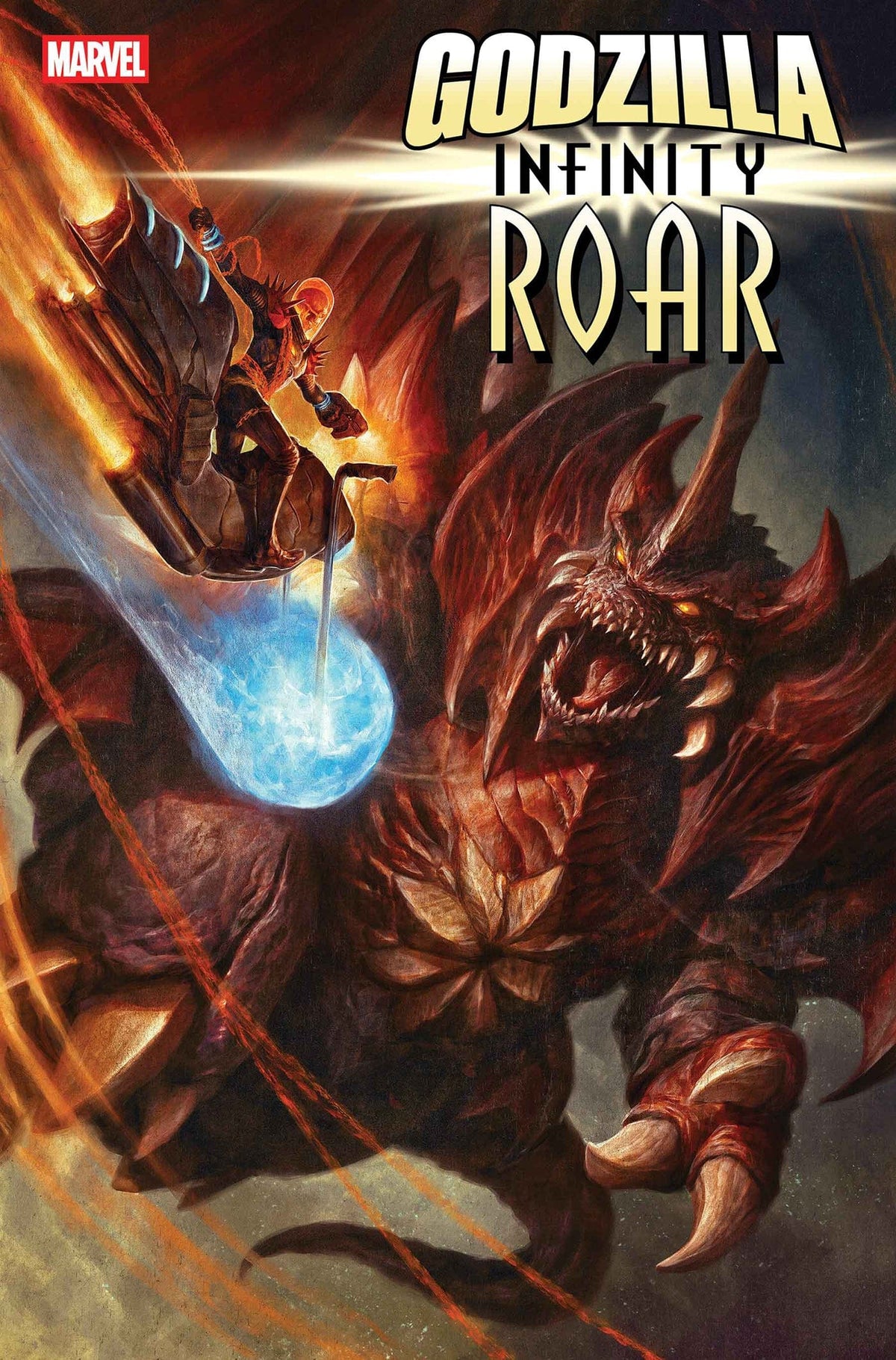 Marvel Comic Books GODZILLA: INFINITY ROAR #3 DAVE RAPOZA COSMIC VARIANT 75960621494500321 PRH-75960621494500321