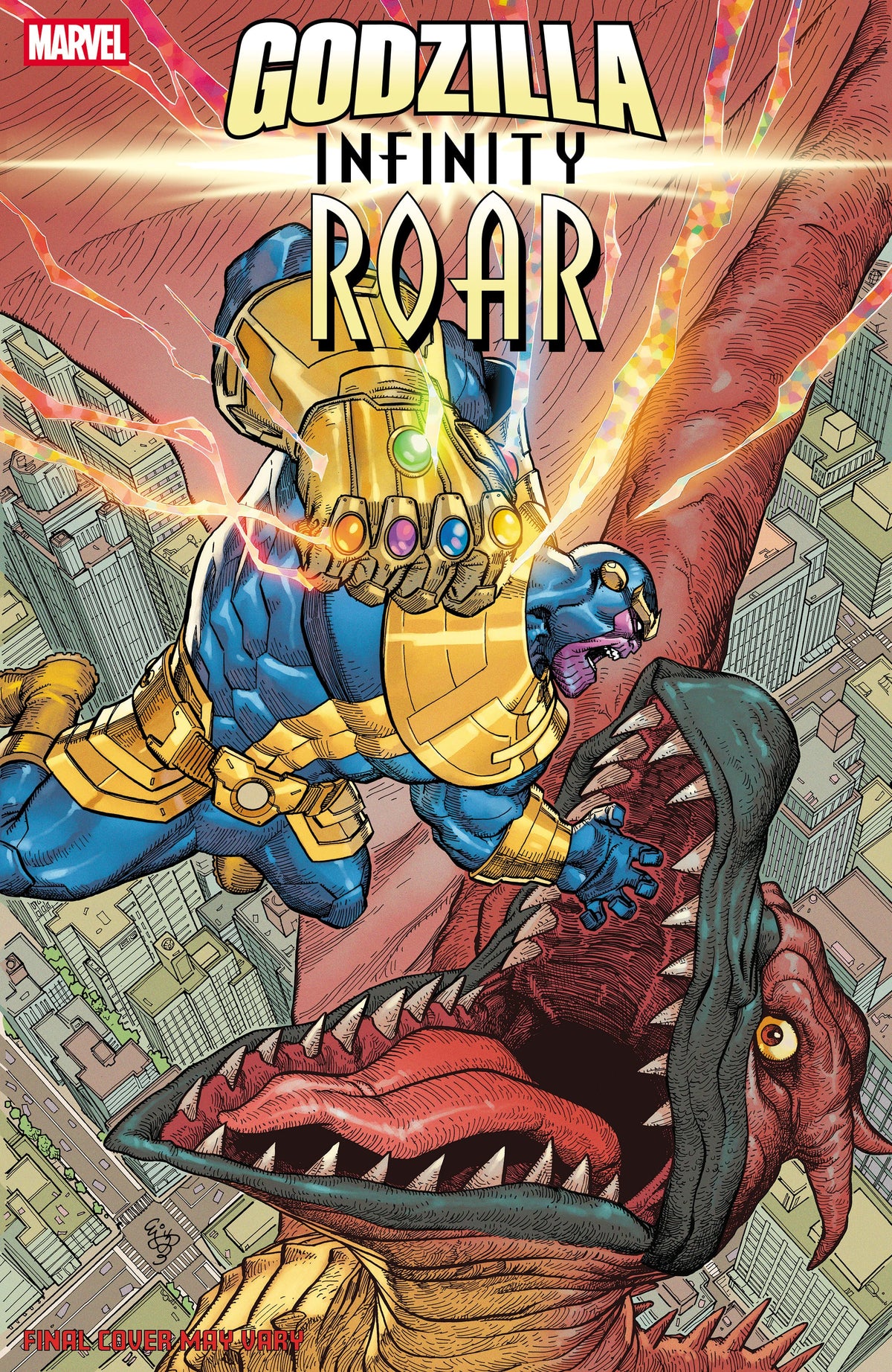 Marvel Comic Books GODZILLA: INFINITY ROAR #4 E.J. SU COSMIC VARIANT 75960621494500421 PRH-75960621494500421