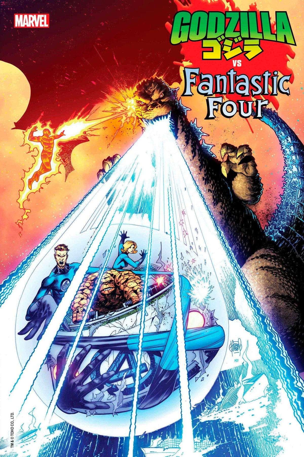 Marvel Comic Books GODZILLA VS. FANTASTIC FOUR #1 75960621223100111 PRH-75960621223100111