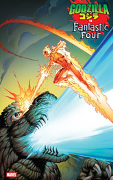 Marvel Comic Books GODZILLA VS. FANTASTIC FOUR #1 MARK BAGLEY FOIL VARIANT 75960621223100121 PRH-75960621223100121