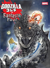 Marvel Comic Books GODZILLA VS. FANTASTIC FOUR #1 PEACH MOMOKO VARIANT 75960621223100161 PRH-75960621223100161