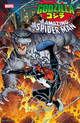 Marvel Comic Books GODZILLA VS. SPIDER-MAN #1 NICK BRADSHAW VENOMIZED GODZILLA VARIANT 75960621224800181 PRH-75960621224800181