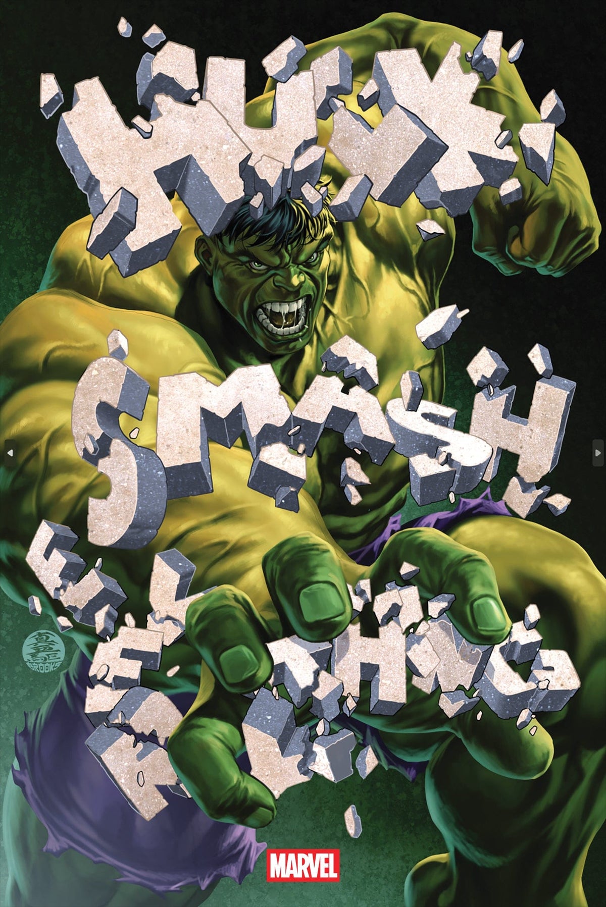 Marvel Comic Books HULK: SMASH EVERYTHING #1 MARK BROOKS VARIANT 75960621455600141 PRH-75960621455600141
