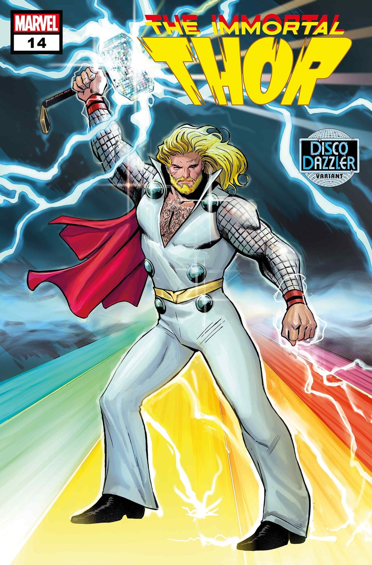 Marvel Comic Books IMMORTAL THOR #14 LEE GARBETT DISCO DAZZLER VARIANT 75960620664301431 PRH-75960620664301431