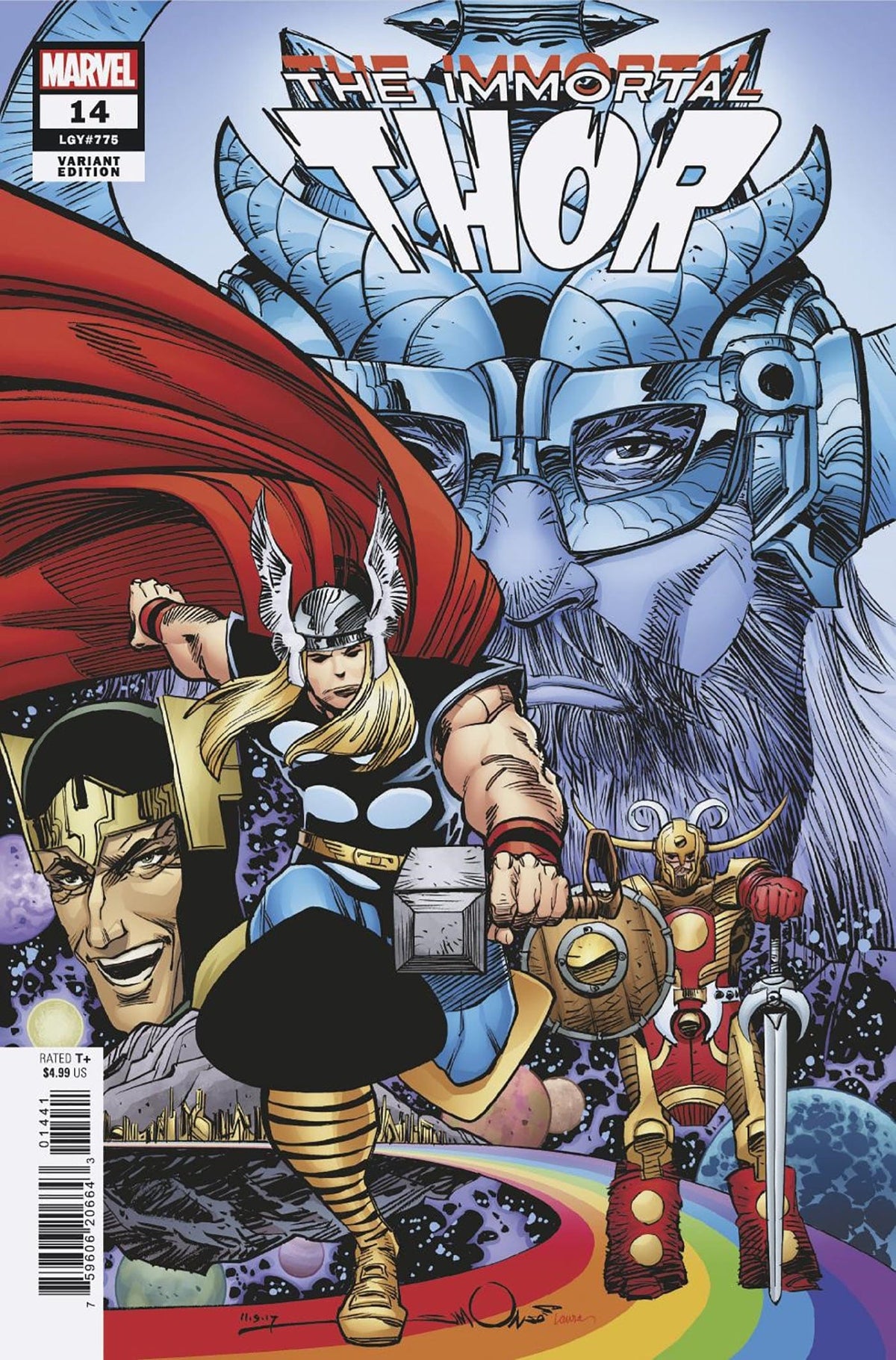 Marvel Comic Books IMMORTAL THOR #14 WALT SIMONSON VARIANT 75960620664301441 PRH-75960620664301441