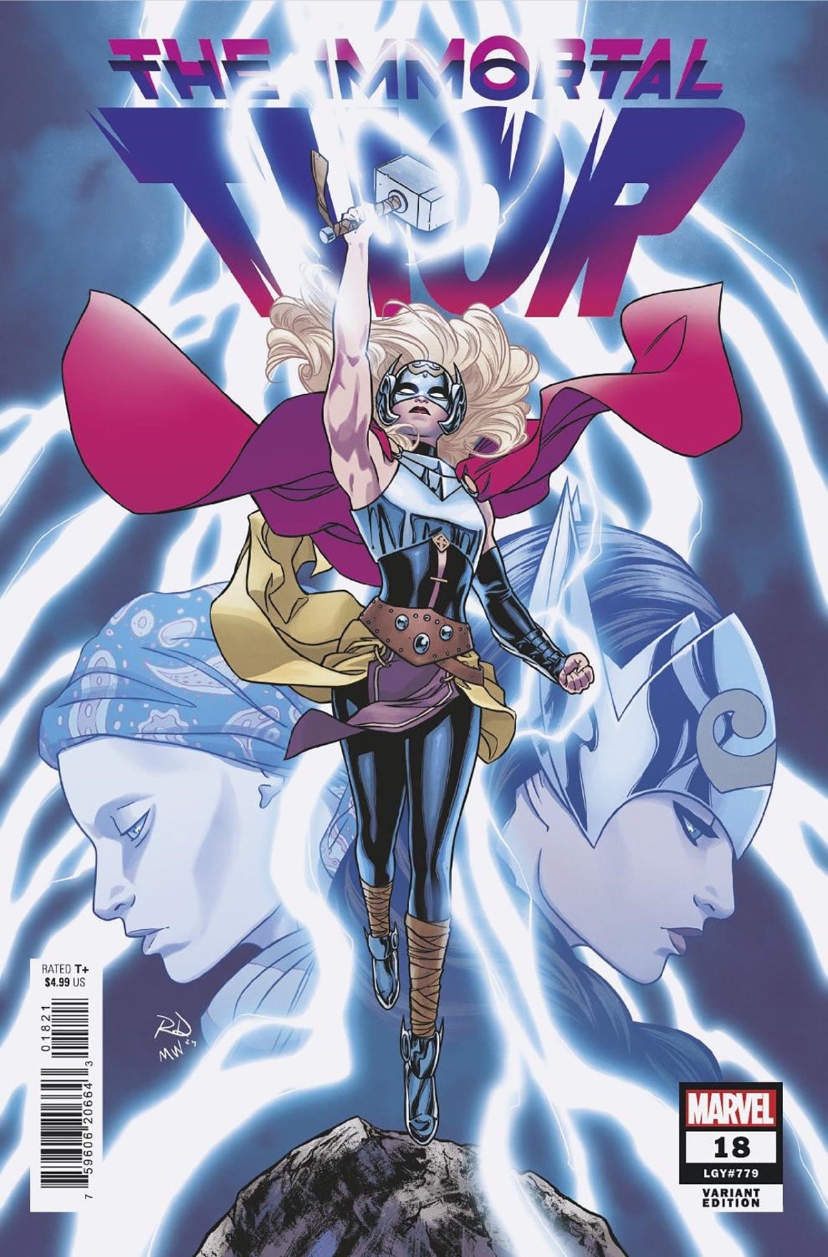 Marvel Comic Books IMMORTAL THOR #18 RUSSELL DAUTERMAN MIGHTY THOR 10TH ANNIVERSARY VARIANT 75960620664301821 PRH-75960620664301821