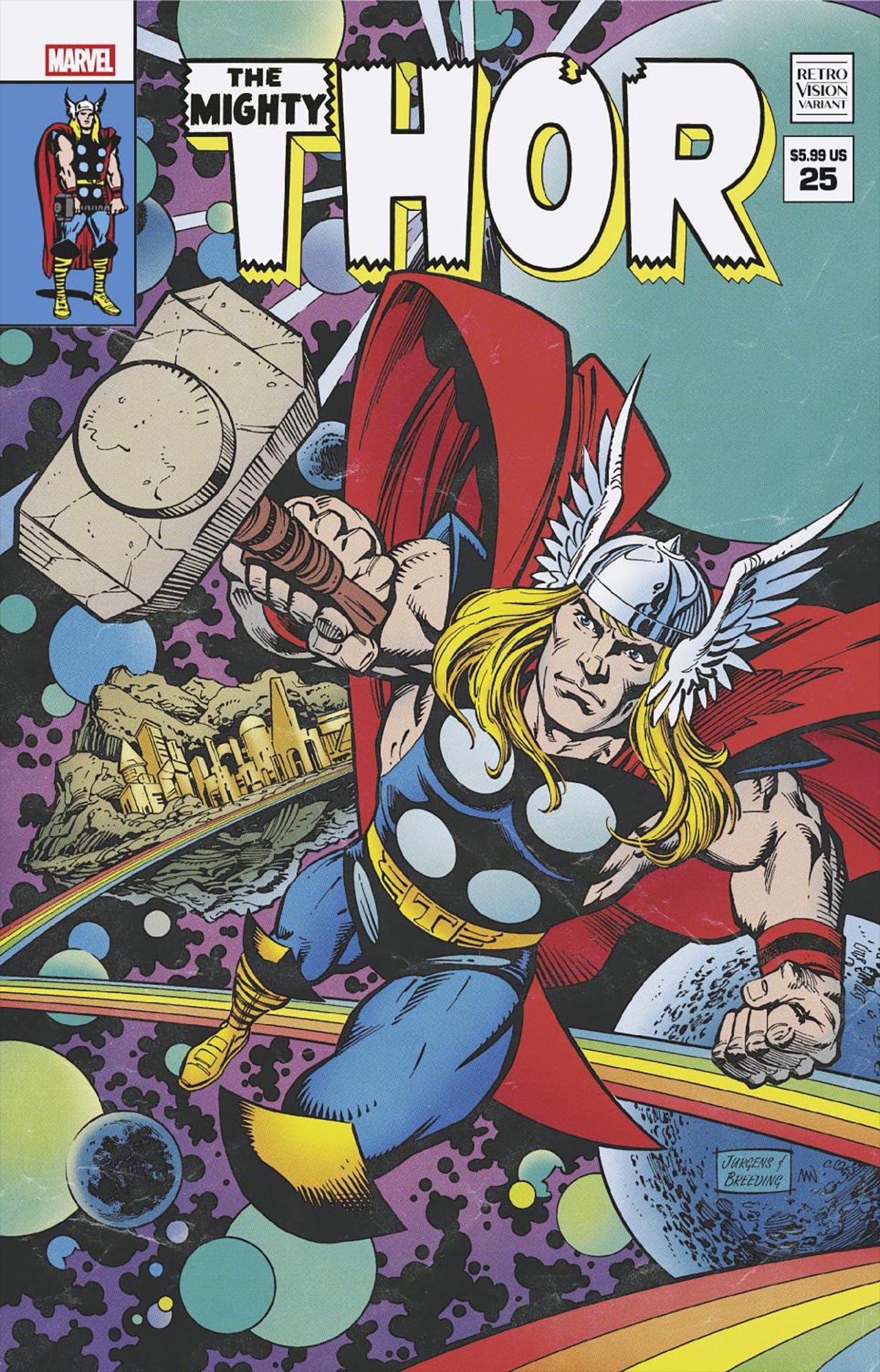 IMMORTAL THOR #25 DAN JURGENS RETROVISION VARIANT