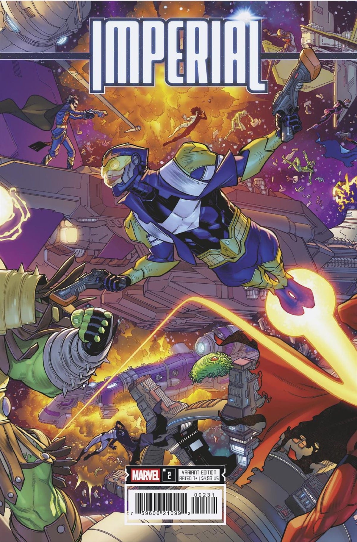 Marvel Comic Books IMPERIAL #2 JAVIER GARRON 4-PART CONNECTING VARIANT 75960621099200231 PRH-75960621099200231