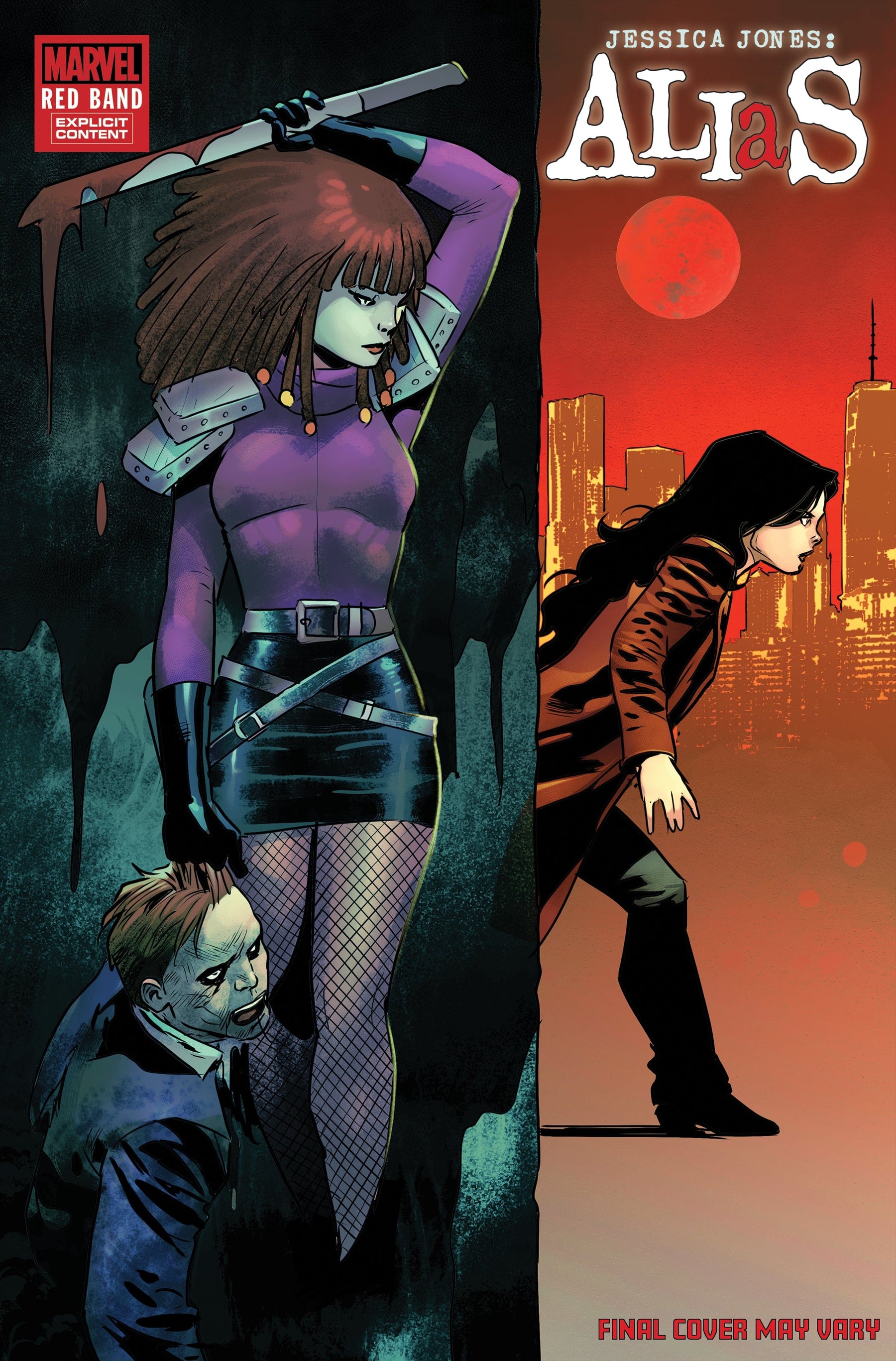 ALIAS: RED BAND #2 1:25 INCV JAN BAZALDUA VARIANT [POLYBAGGED]