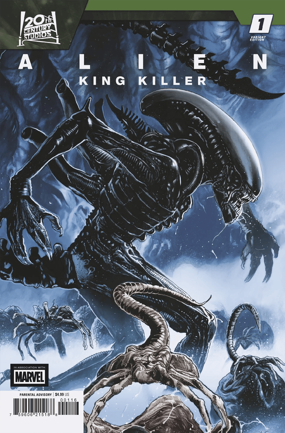 Marvel Comic Books > Incentives ALIEN: KING KILLER #1 1:25 INCV CARLOS MAGNO VARIANT 75960621518800116 PRH-75960621518800116