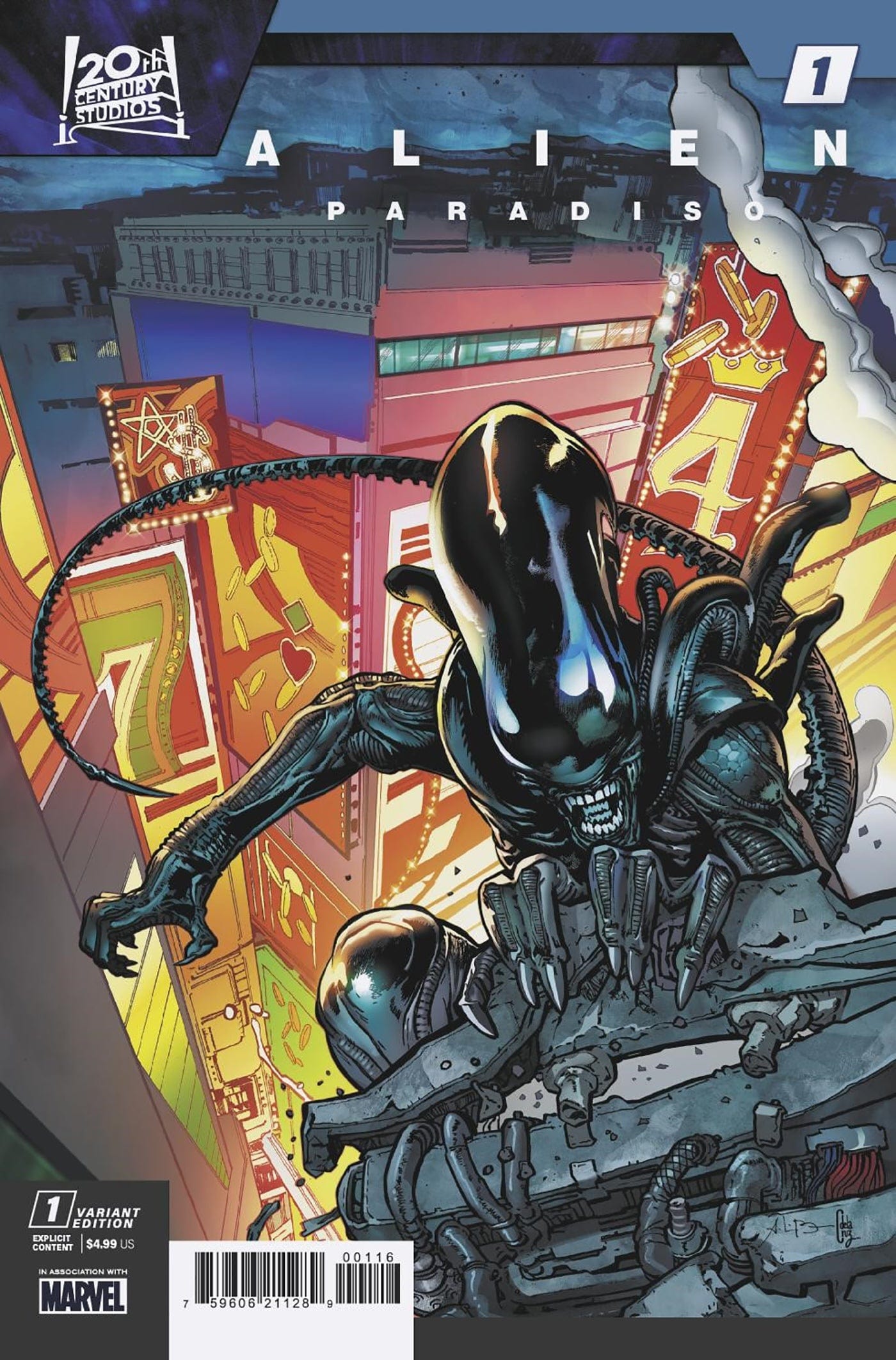 ALIEN: PARADISO #1 1:25 INCV ANDREI BRESSAN VARIANT