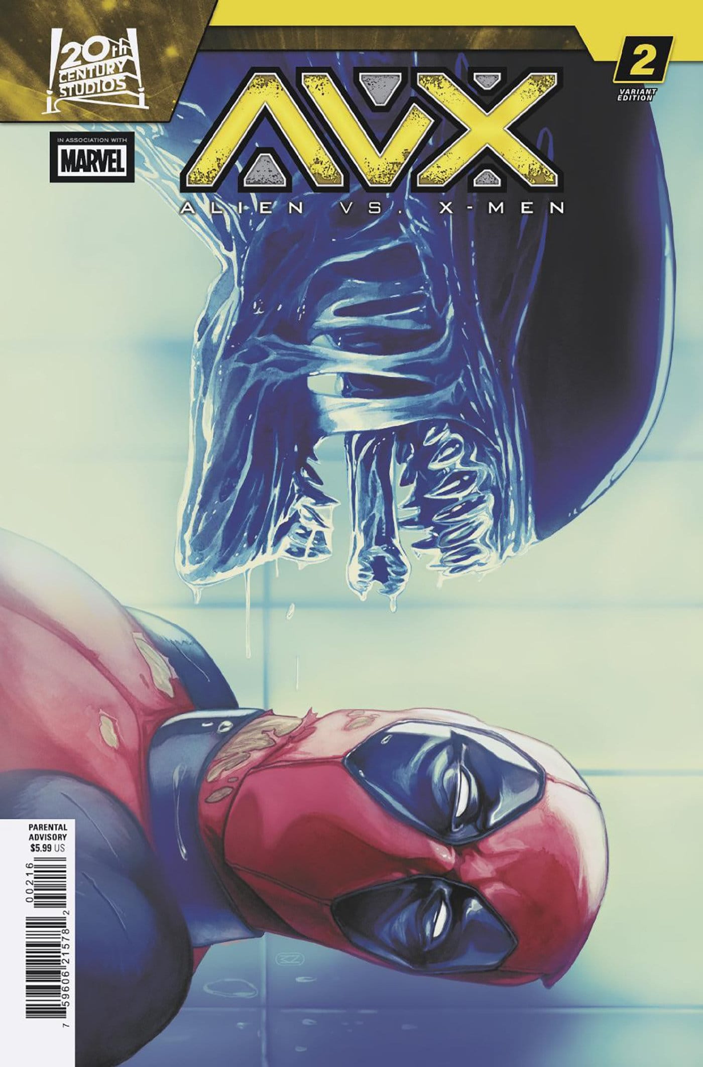 ALIEN VS. X-MEN #2 1:25 INCV NIMIT MALAVIA VARIANT (Release Date: 10/28/2026)