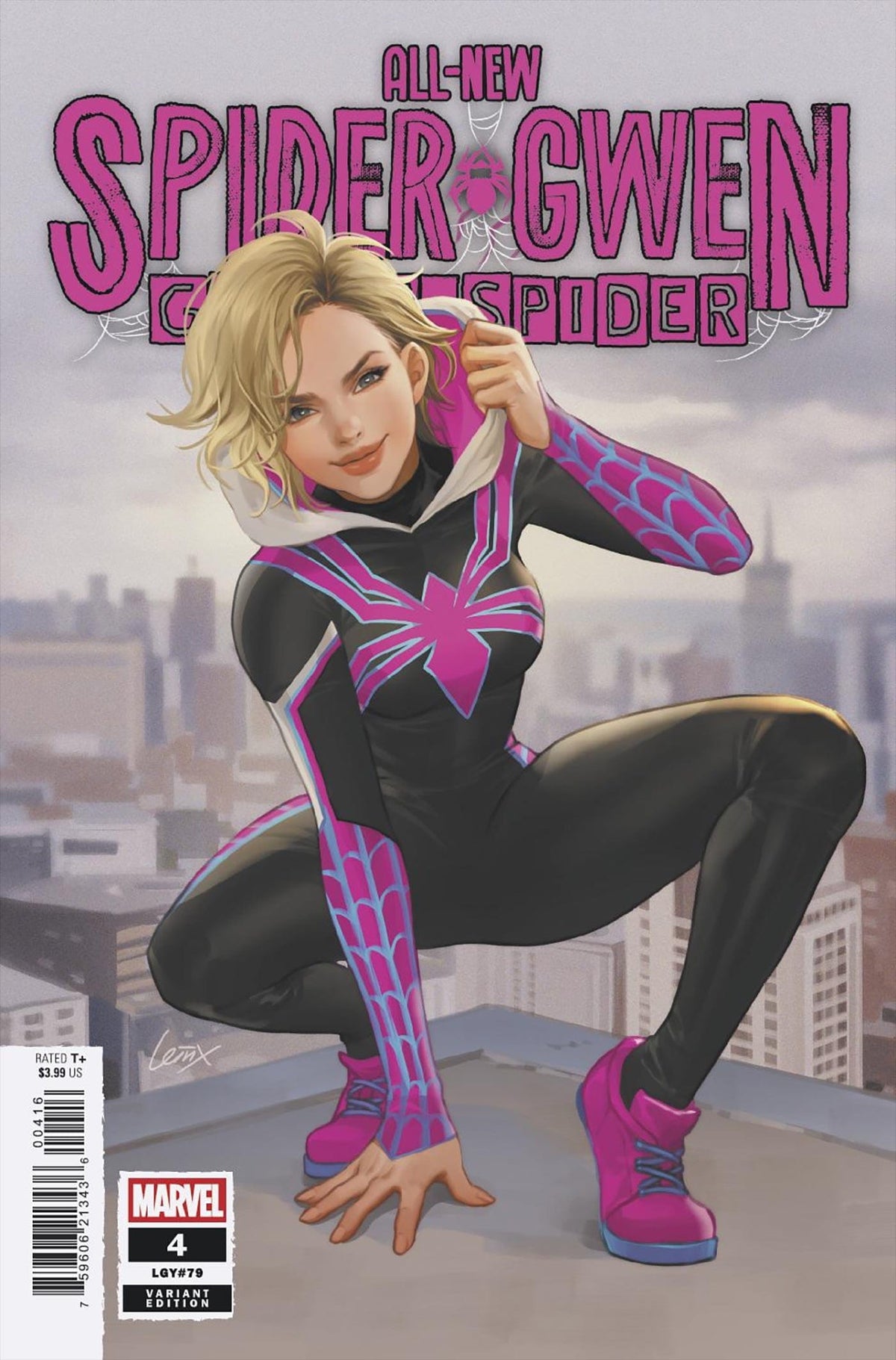 Marvel Comic Books > Incentives ALL-NEW SPIDER-GWEN: THE GHOST-SPIDER #4 1:25 INCV LEIRIX VARIANT 75960621343600416 PRH-75960621343600416