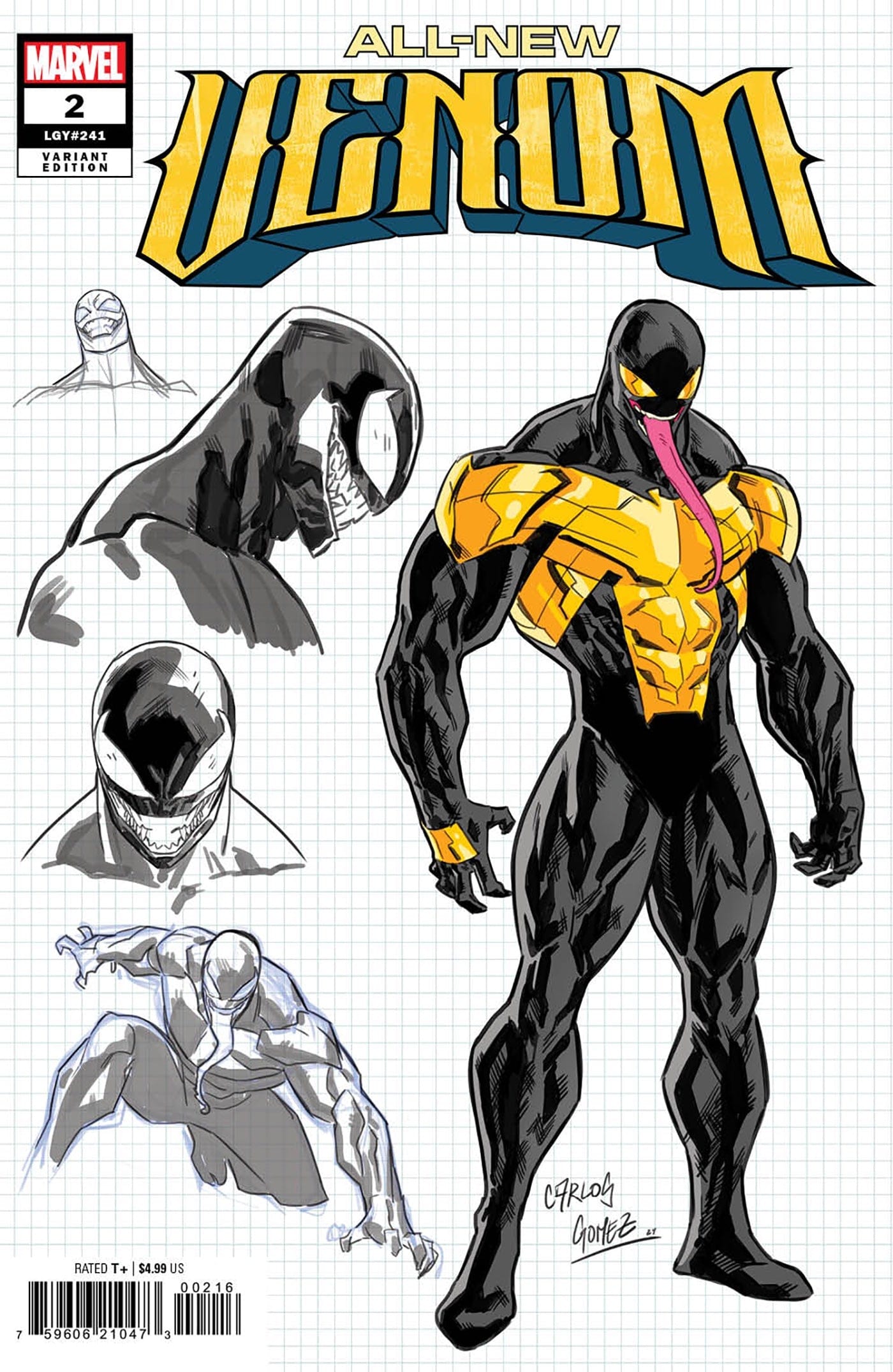 ALL-NEW VENOM #2 1:10 INCV CARLOS GOMEZ DESIGN VARIANT