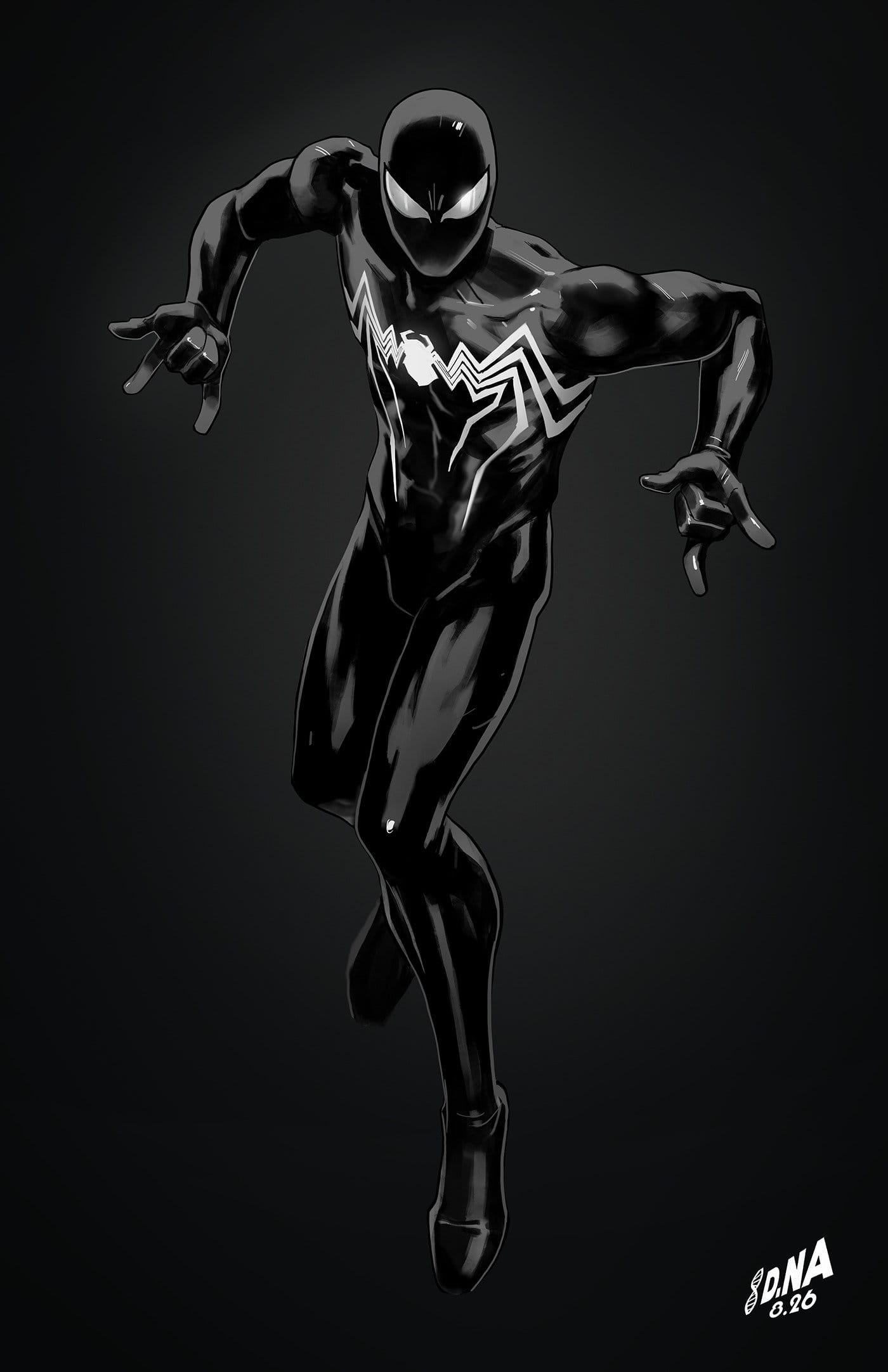 AMAZING SPIDER-MAN #1005 DAVID NAKAYAMA COLOR BLOCK BLACK VIRGIN 1:50 VARIANT (Release Date: 12/09/2026)