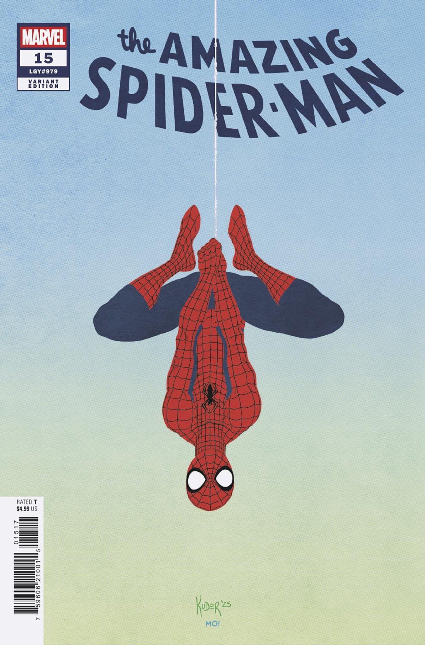 AMAZING SPIDER-MAN #15 AARON KUDER VARIANT[1:25]