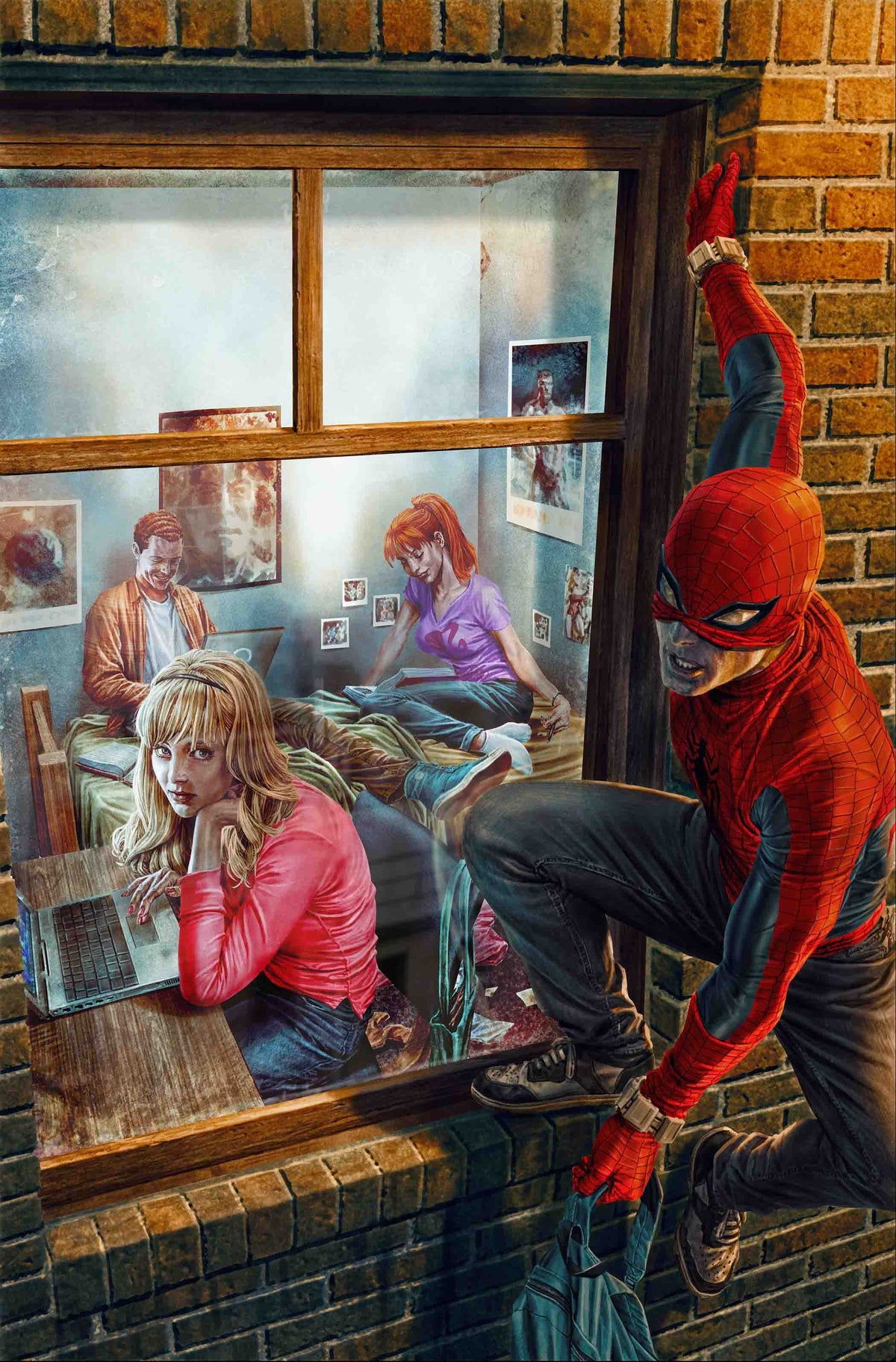 Marvel Comic Books > Incentives AMAZING SPIDER-MAN #17 1:100 INCV LEE BERMEJO AMAZING VISIONS VIRGIN VARIANT 75960621001501716 PRH-75960621001501716