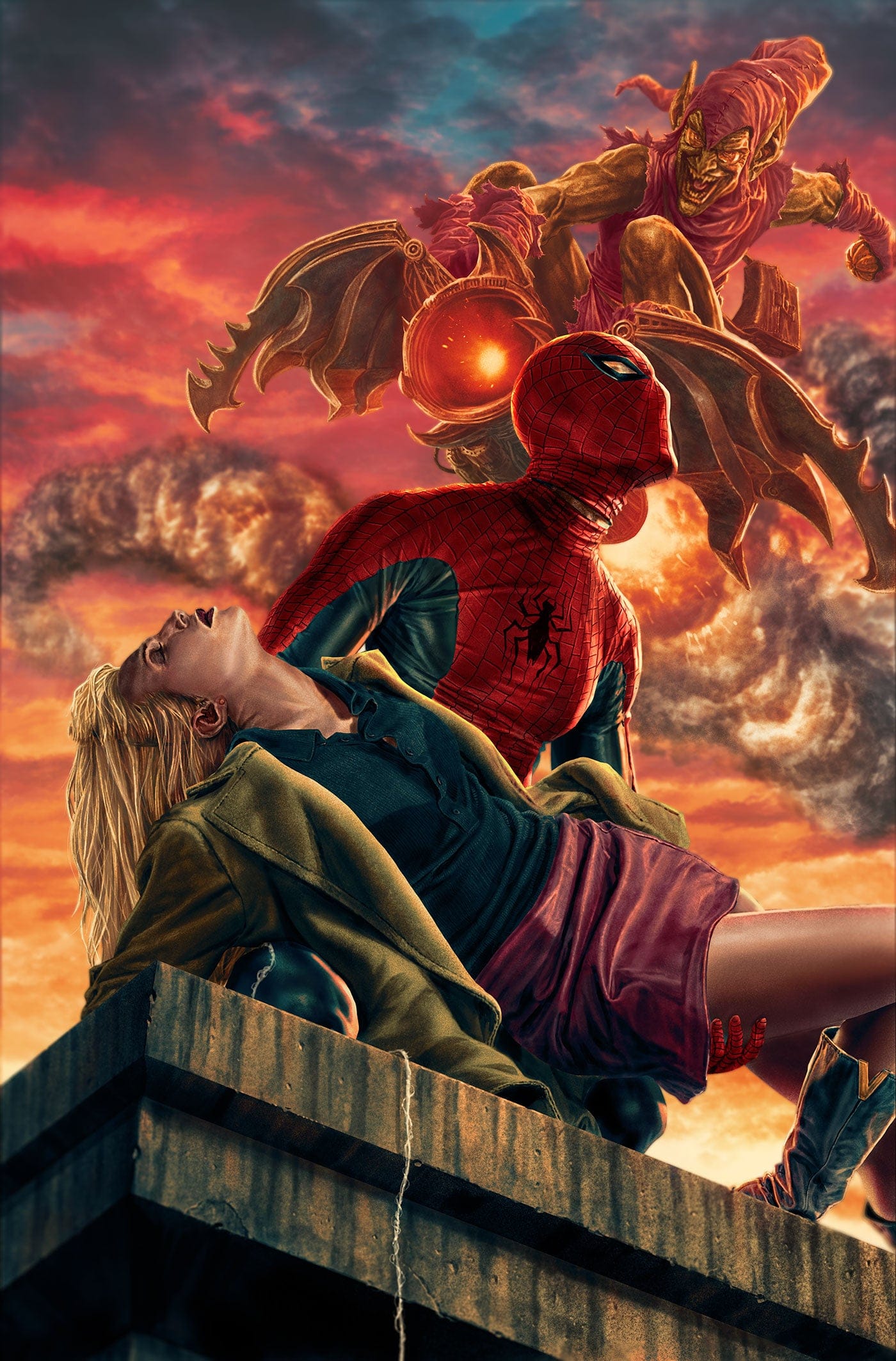 AMAZING SPIDER-MAN #18 1:100 INCV LEE BERMEJO AMAZING VISIONS VIRGIN VARIANT