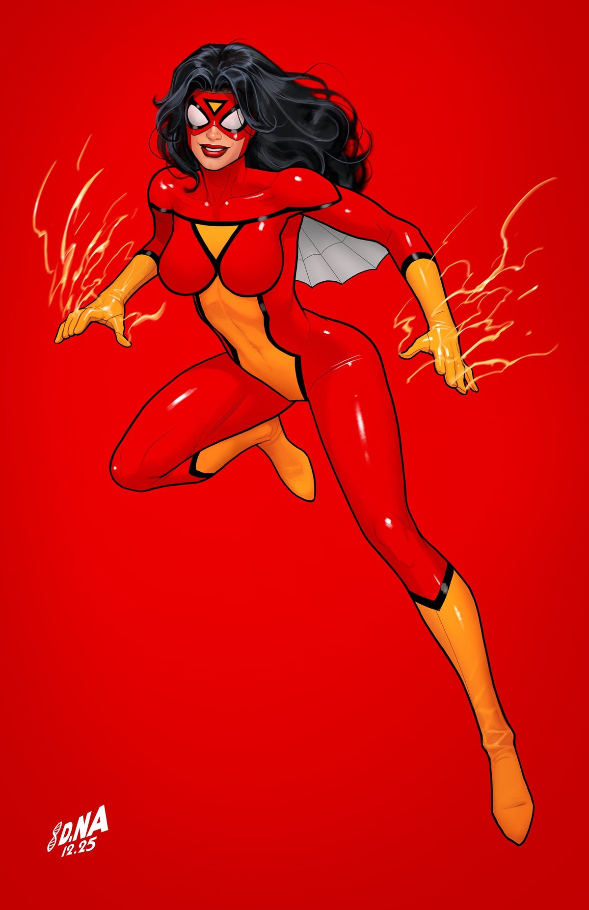 Marvel Comic Books > Incentives AMAZING SPIDER-MAN #22 1:50 INCV DAVID NAKAYAMA COLOR BLOCK RED VIRGIN VARIANT 75960621001502217 PRH-75960621001502217