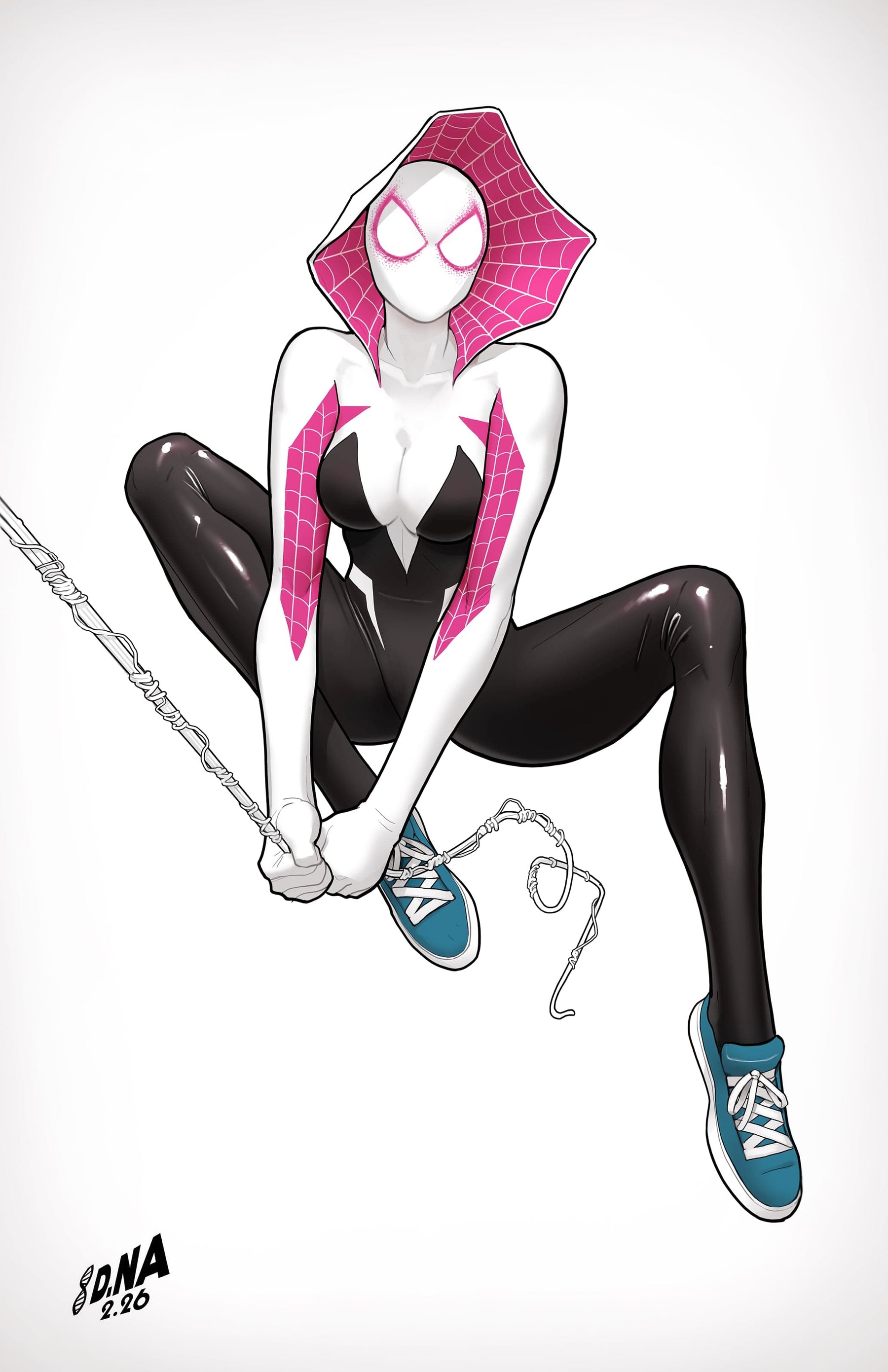 AMAZING SPIDER-MAN #26 1:50 INCV DAVID NAKAYAMA COLOR BLOCK WHITE VIRGIN VARIANT [DS]