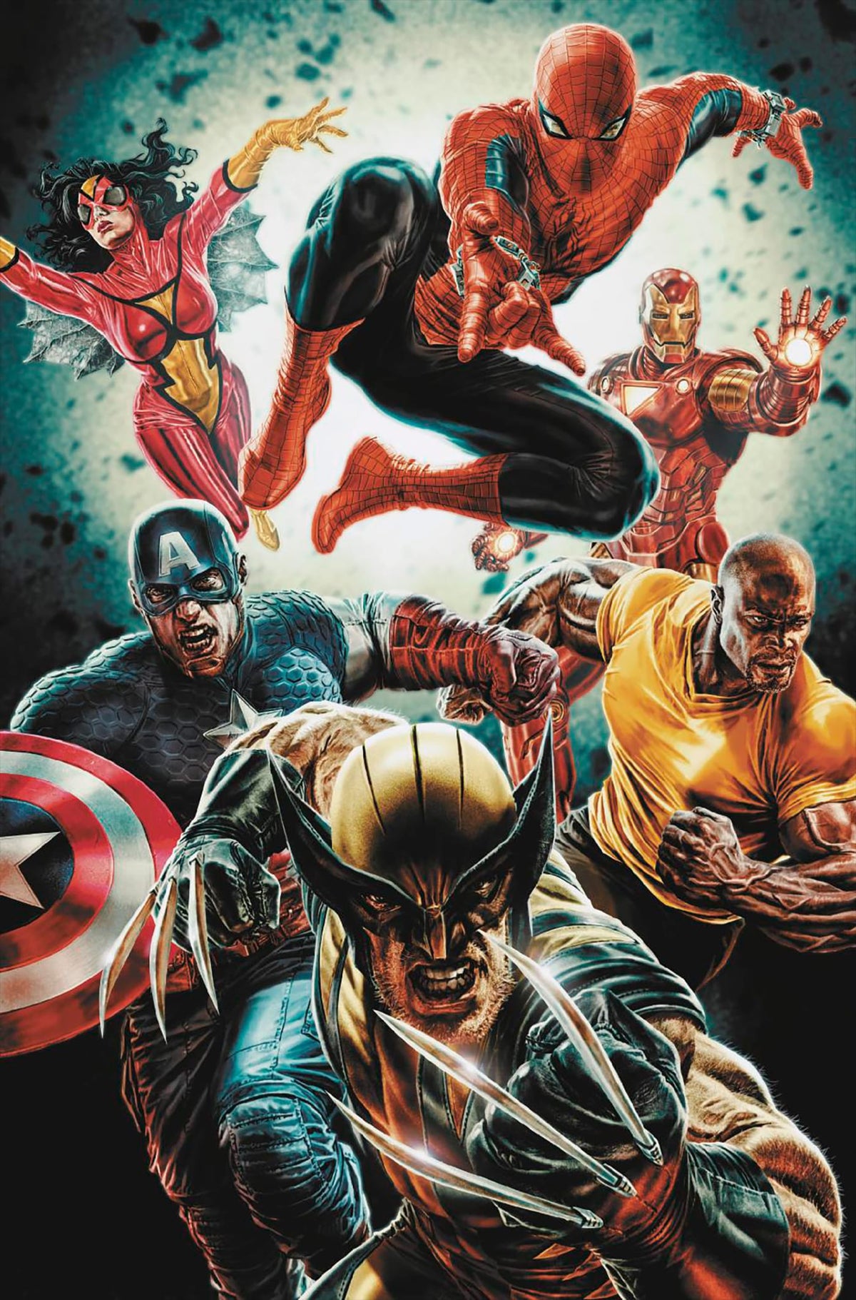 Marvel Comic Books > Incentives AMAZING SPIDER-MAN #29 1:100 INCV LEE BERMEJO AMAZING VISIONS VIRGIN VARIANT 75960621001502916 PRH-75960621001502916