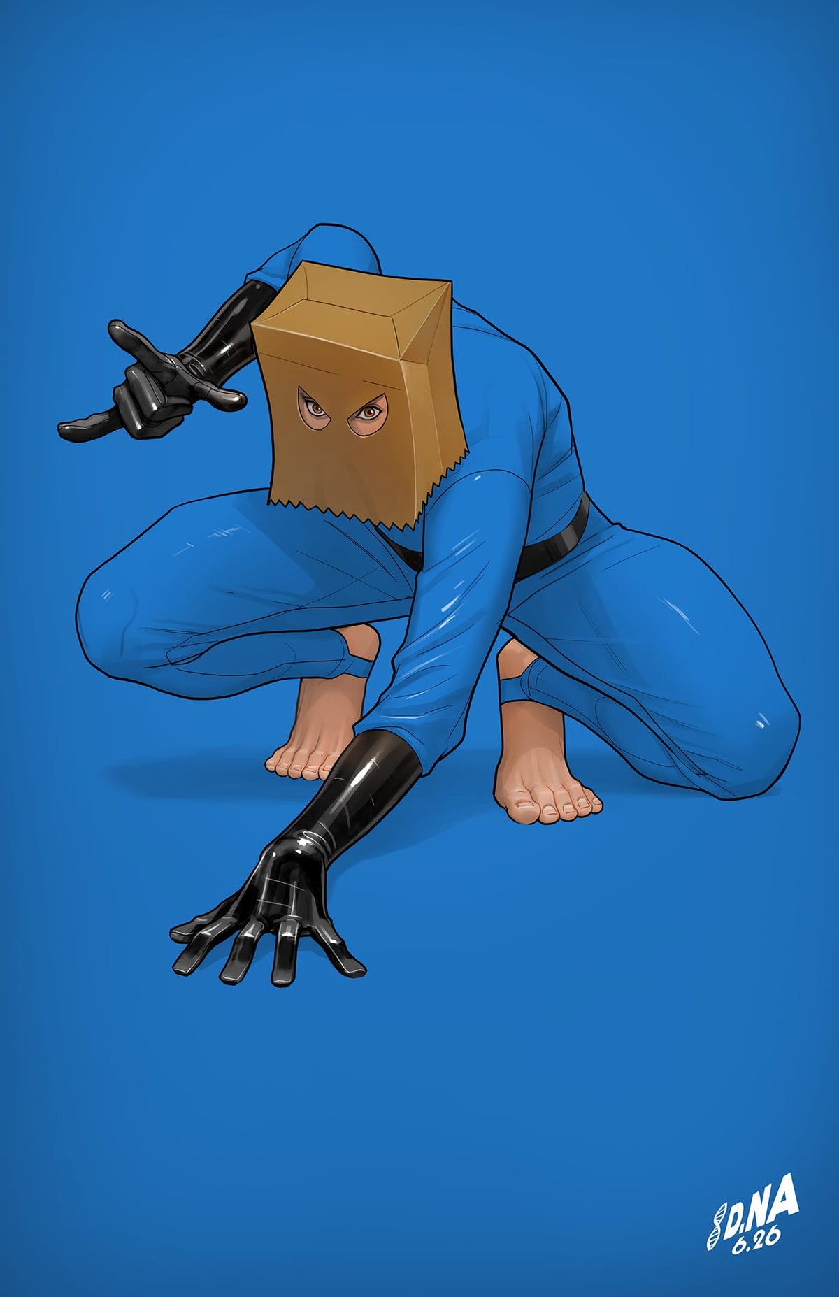 Marvel Comic Books > Incentives AMAZING SPIDER-MAN #33 1:50 INCV DAVID NAKAYAMA COLOR BLOCK BLUE VIRGIN VARIANT 75960621001503317 PRH-75960621001503317