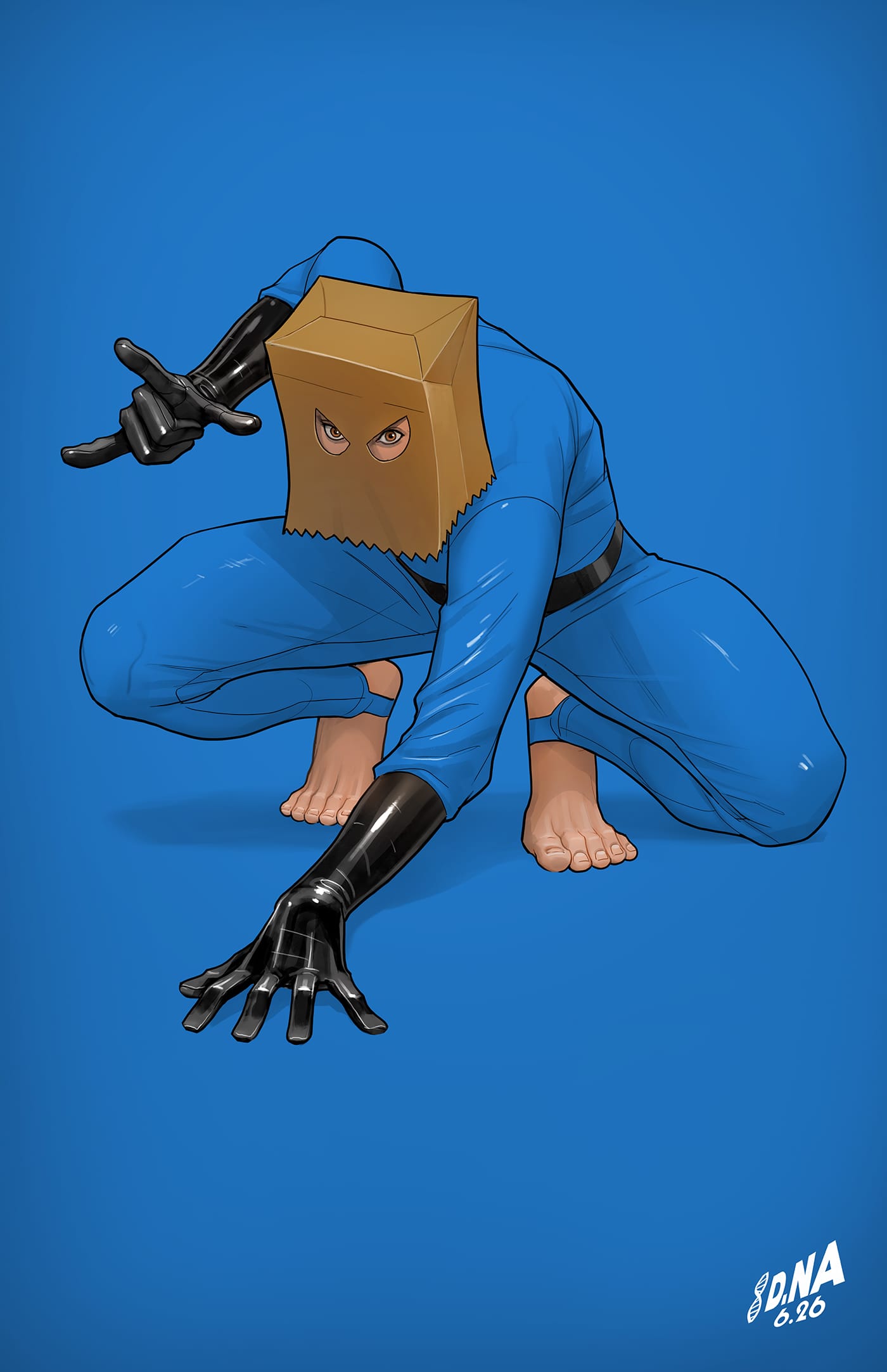 AMAZING SPIDER-MAN #33 1:50 INCV DAVID NAKAYAMA COLOR BLOCK BLUE VIRGIN VARIANT