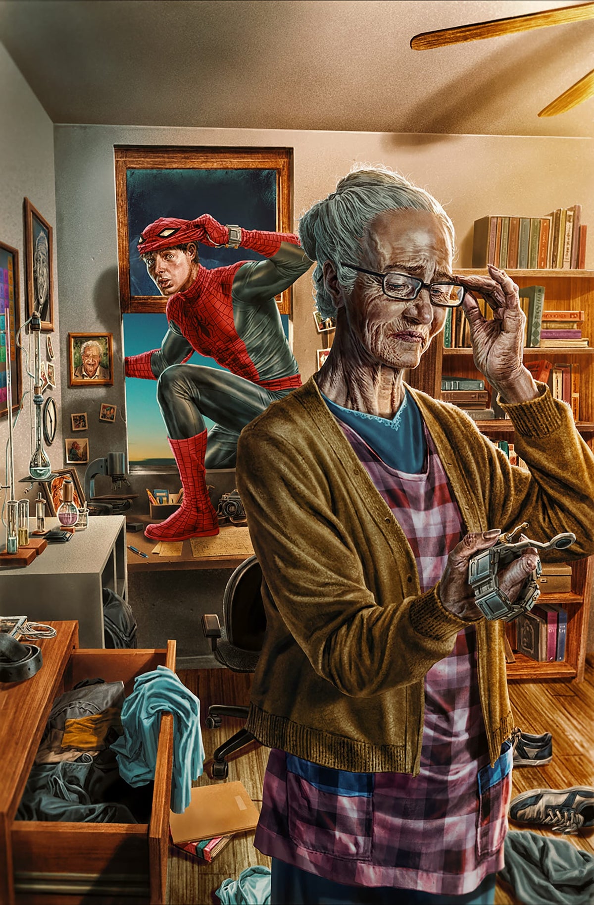 Marvel Comic Books > Incentives AMAZING SPIDER-MAN #35 1:100 INCV LEE BERMEJO AMAZING VISIONS VIRGIN VARIANT (Release Date: 08/26/2026) 75960621001503516 PRH-75960621001503516