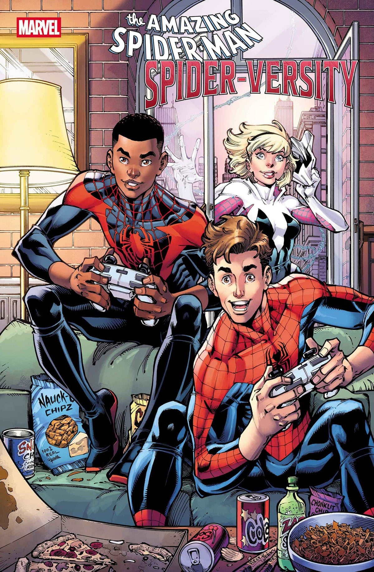 Marvel Comic Books > Incentives AMAZING SPIDER-MAN: SPIDER-VERSITY #1 1:25 INCV TODD NAUCK VARIANT 75960621577500117 PRH-75960621577500117