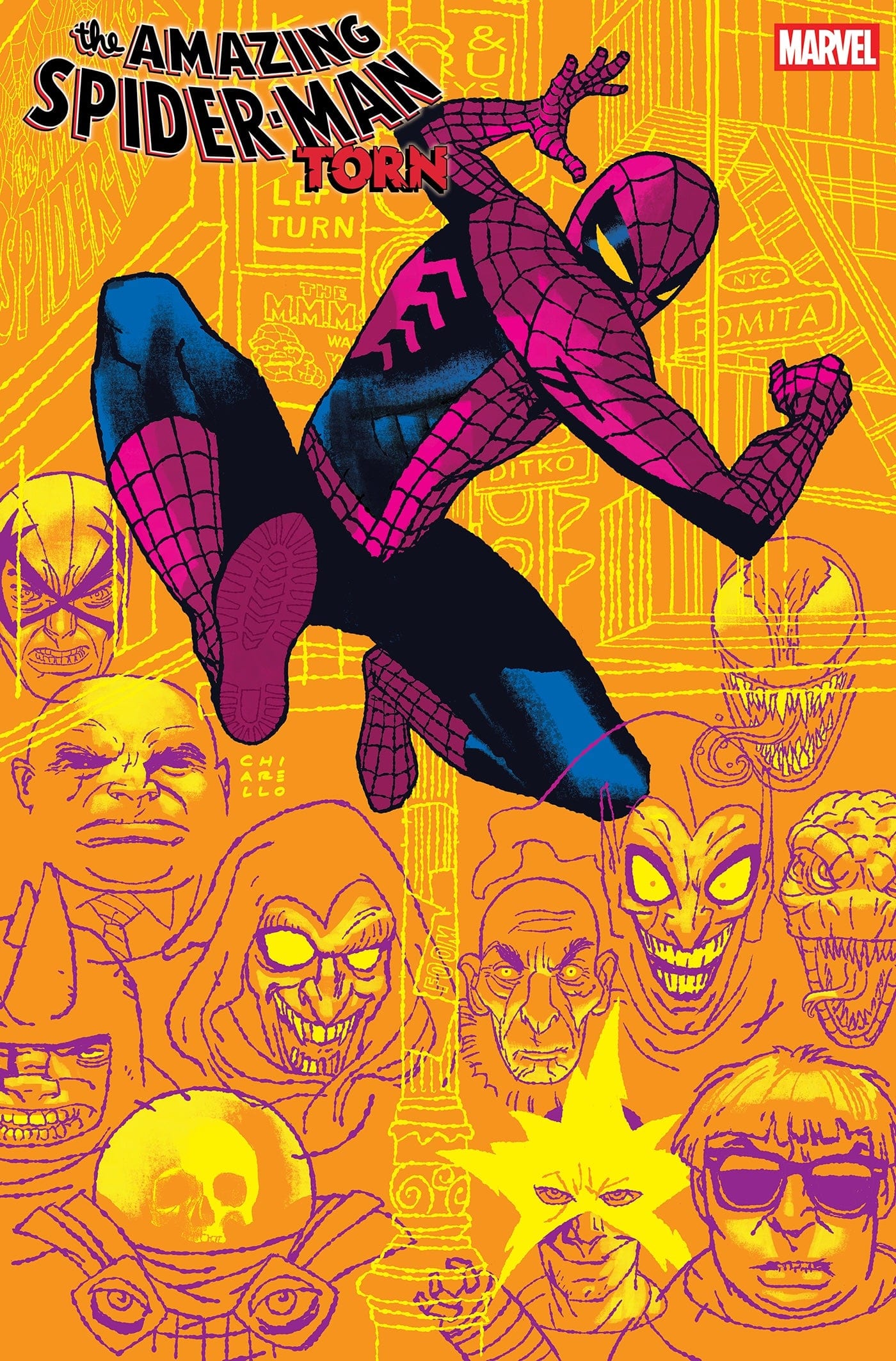 AMAZING SPIDER-MAN: TORN #1 1:25 INCV MARK CHIARELLO VARIANT