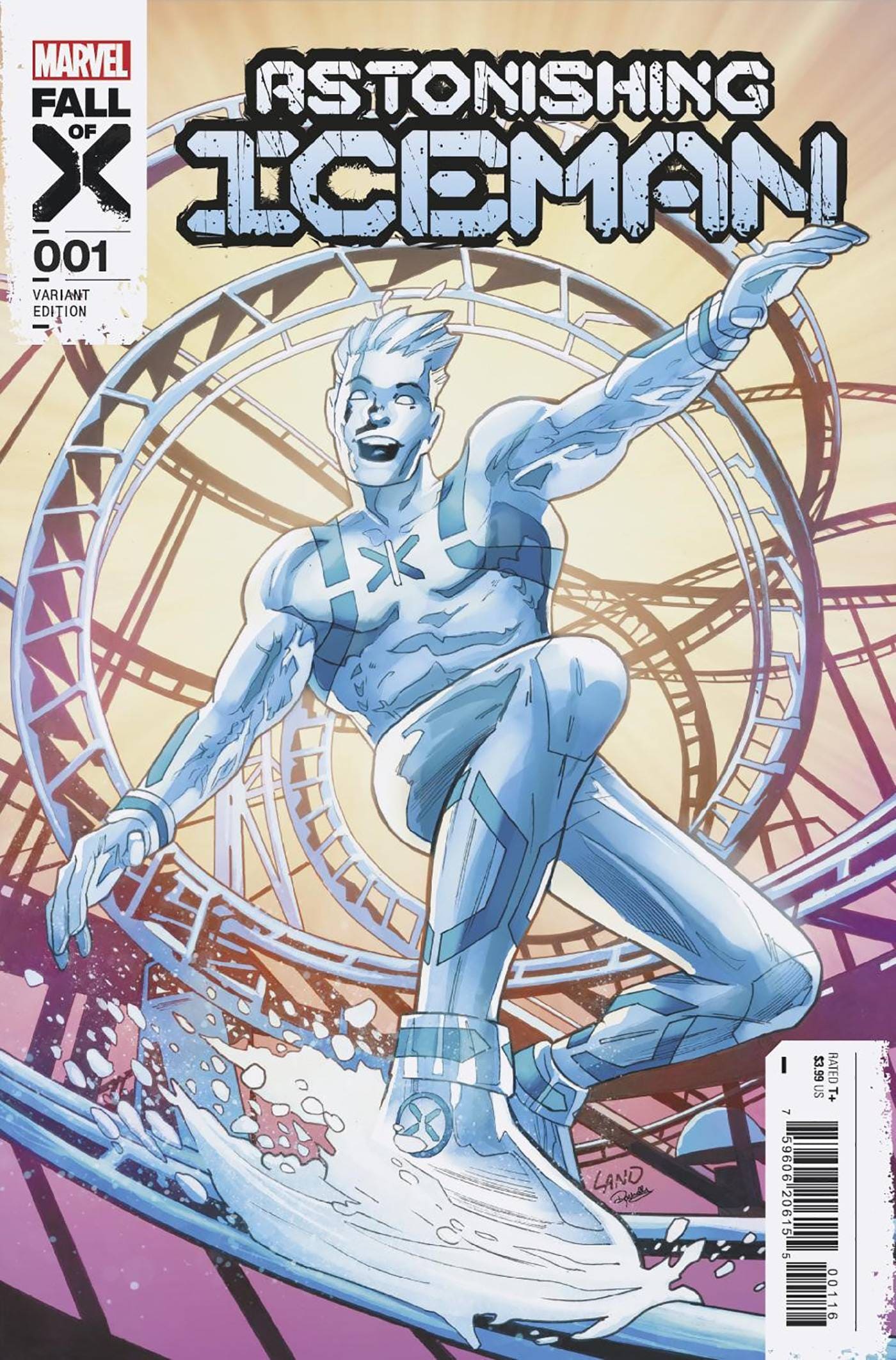 ASTONISHING ICEMAN #1 1:25 LAND VAR