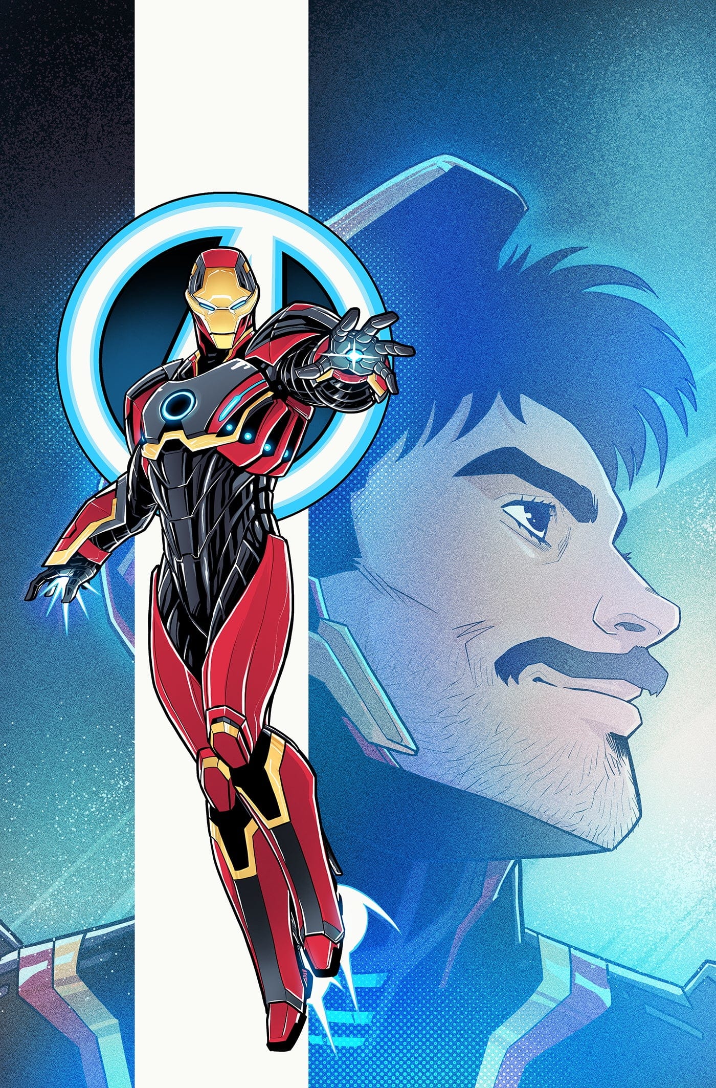 AVENGERS #31 1:50 INCV LUCIANO VECCHIO IRON MAN VIRGIN VARIANT