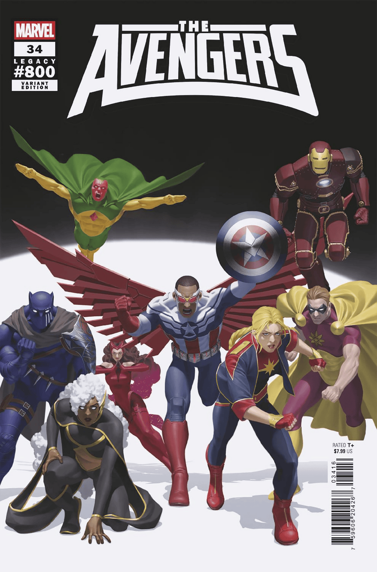 Marvel Comic Books > Incentives AVENGERS #34 1:25 INCV JUNGGEUN YOON VARIANT 75960620426703416 PRH-75960620426703416