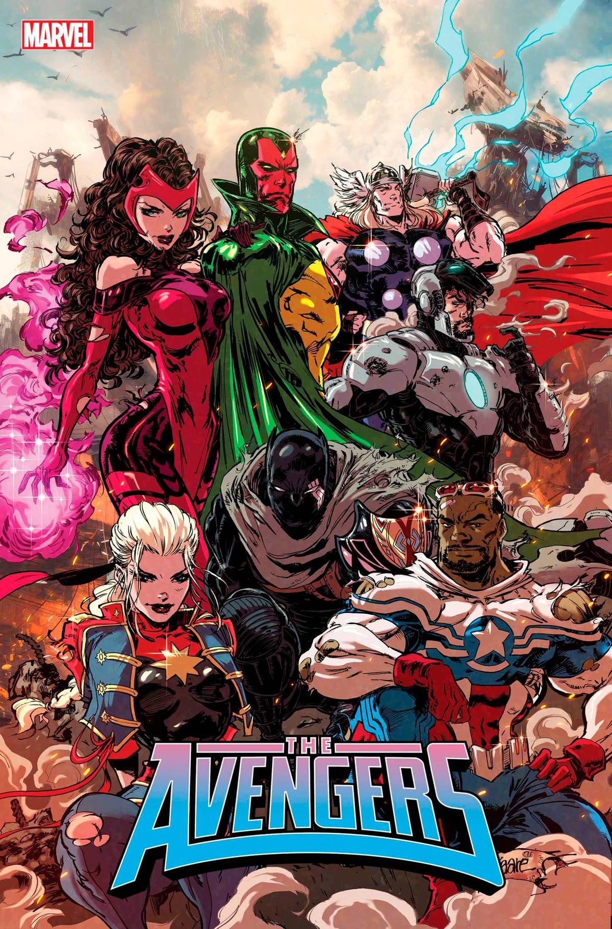 AVENGERS #8 1:25 INCV KAARE ANDREWS VAR