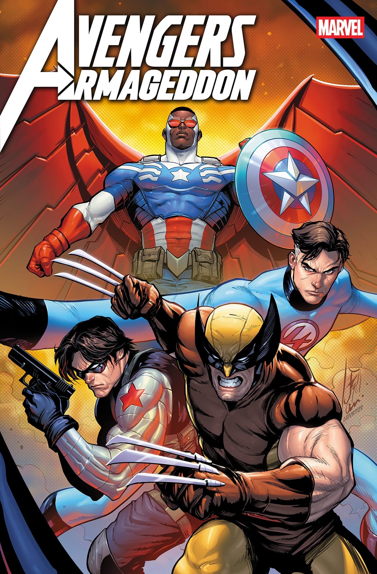 Marvel Comic Books > Incentives AVENGERS: ARMAGEDDON #3 1:25 INCV STEFANO CASELLI VARIANT (Release Date: 08/19/2026) 75960621563800316 PRH-75960621563800316