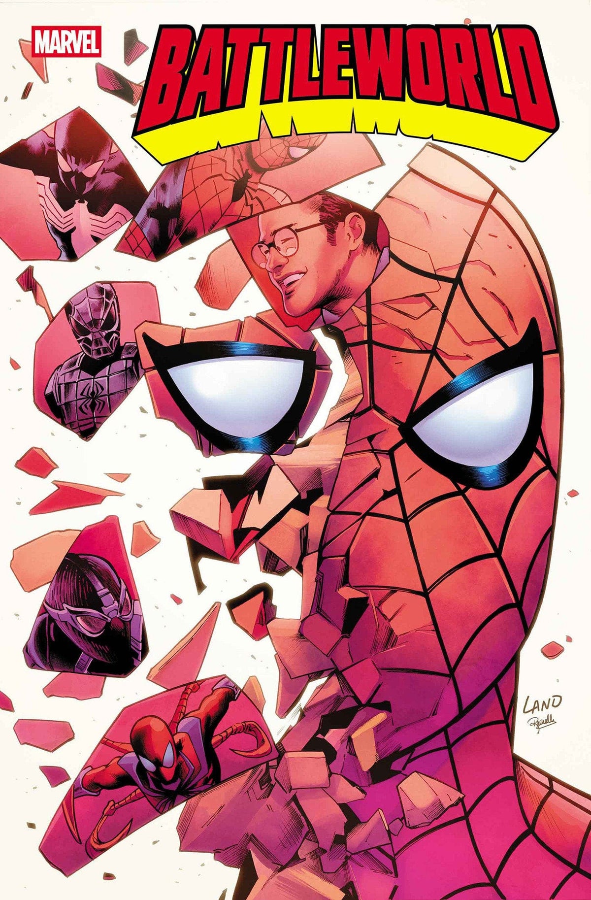 Marvel Comic Books > Incentives BATTLEWORLD #1 1:25 INCV GREG LAND VARIANT 75960621324500116 PRH-75960621324500116