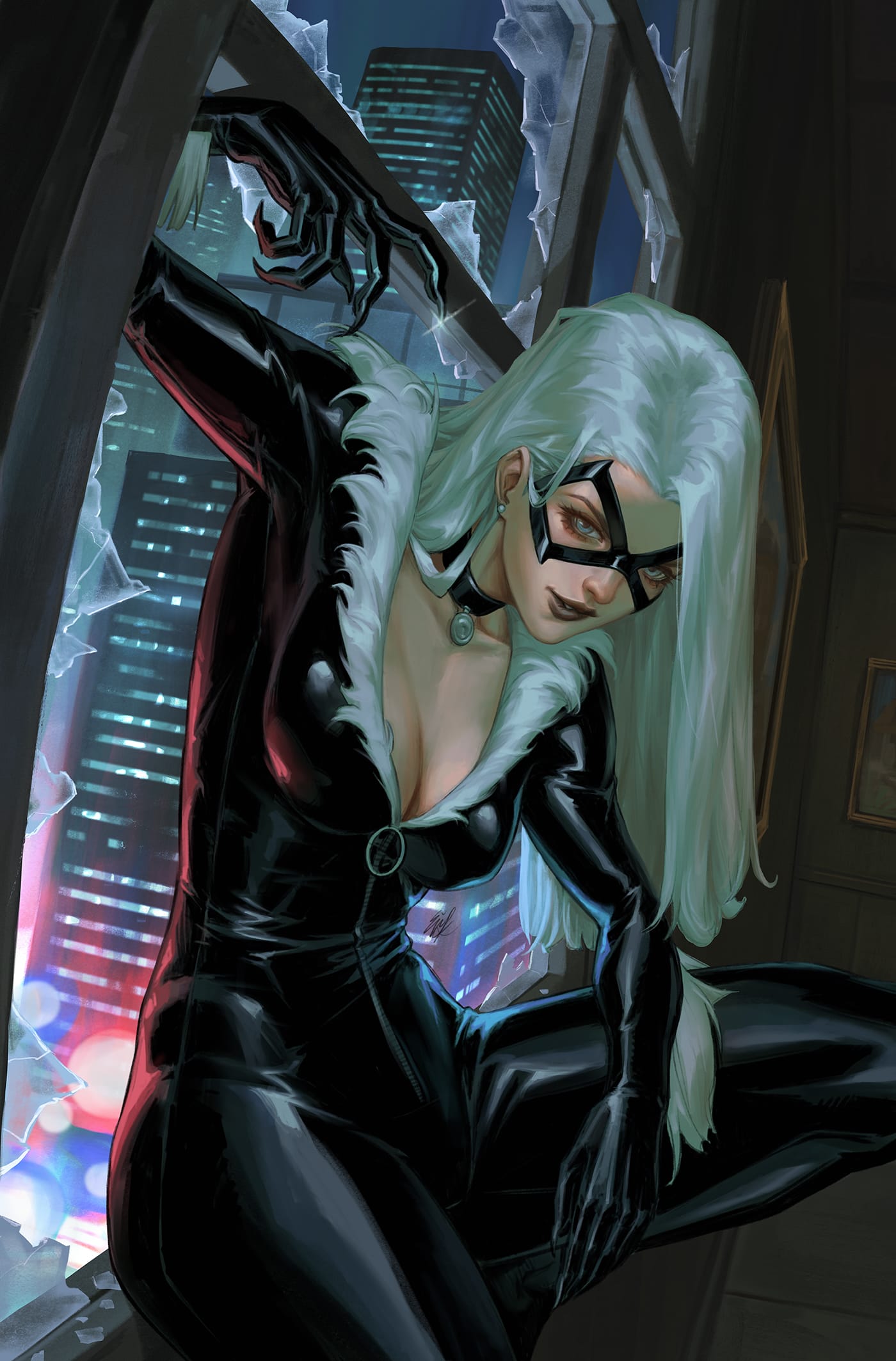 BLACK CAT #12 1:50 INCV EJIKURE BLACK CAT VIRGIN VARIANT