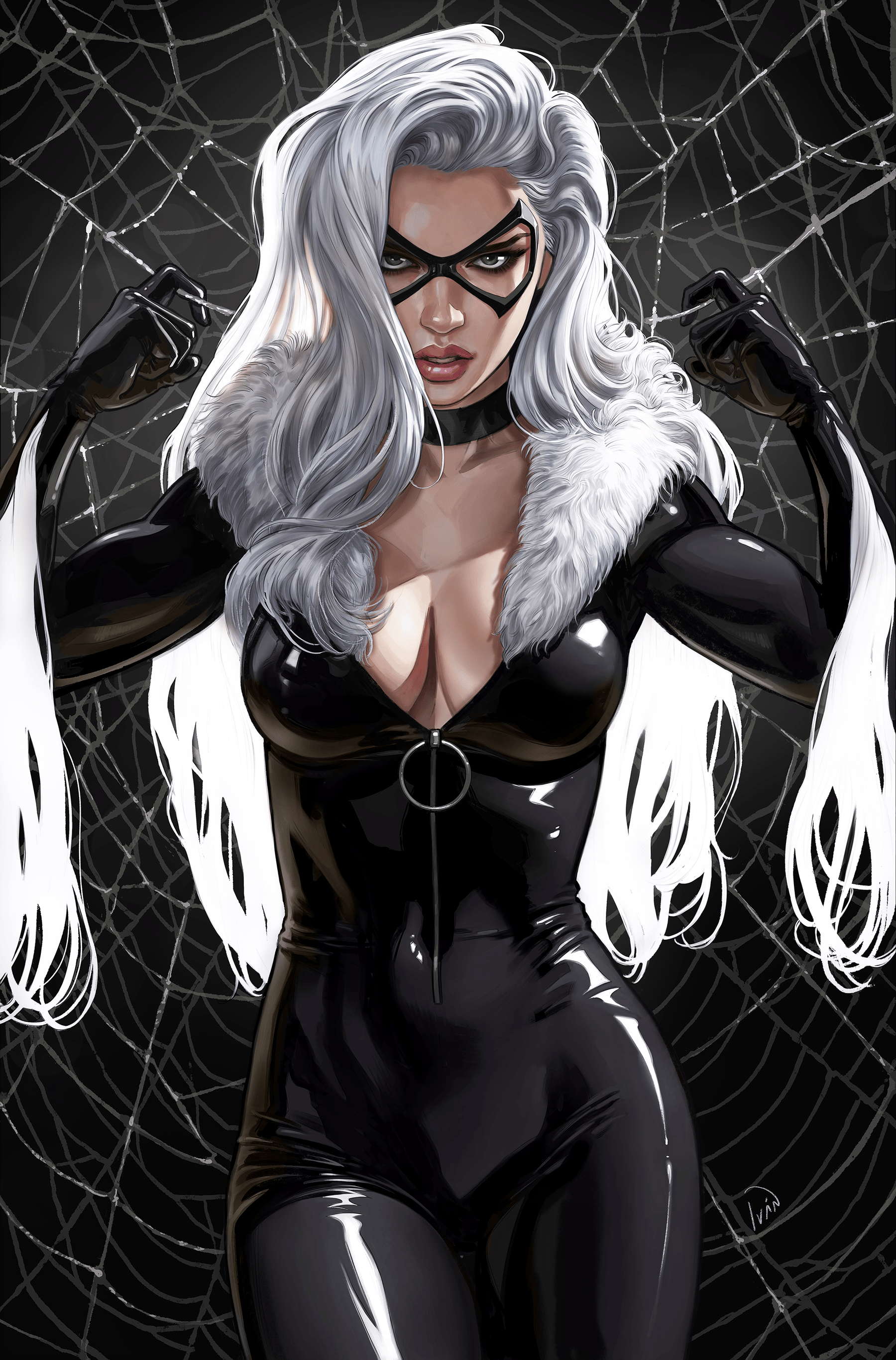 BLACK CAT #7 1:100 INCV IVAN TALAVERA VIRGIN VARIANT