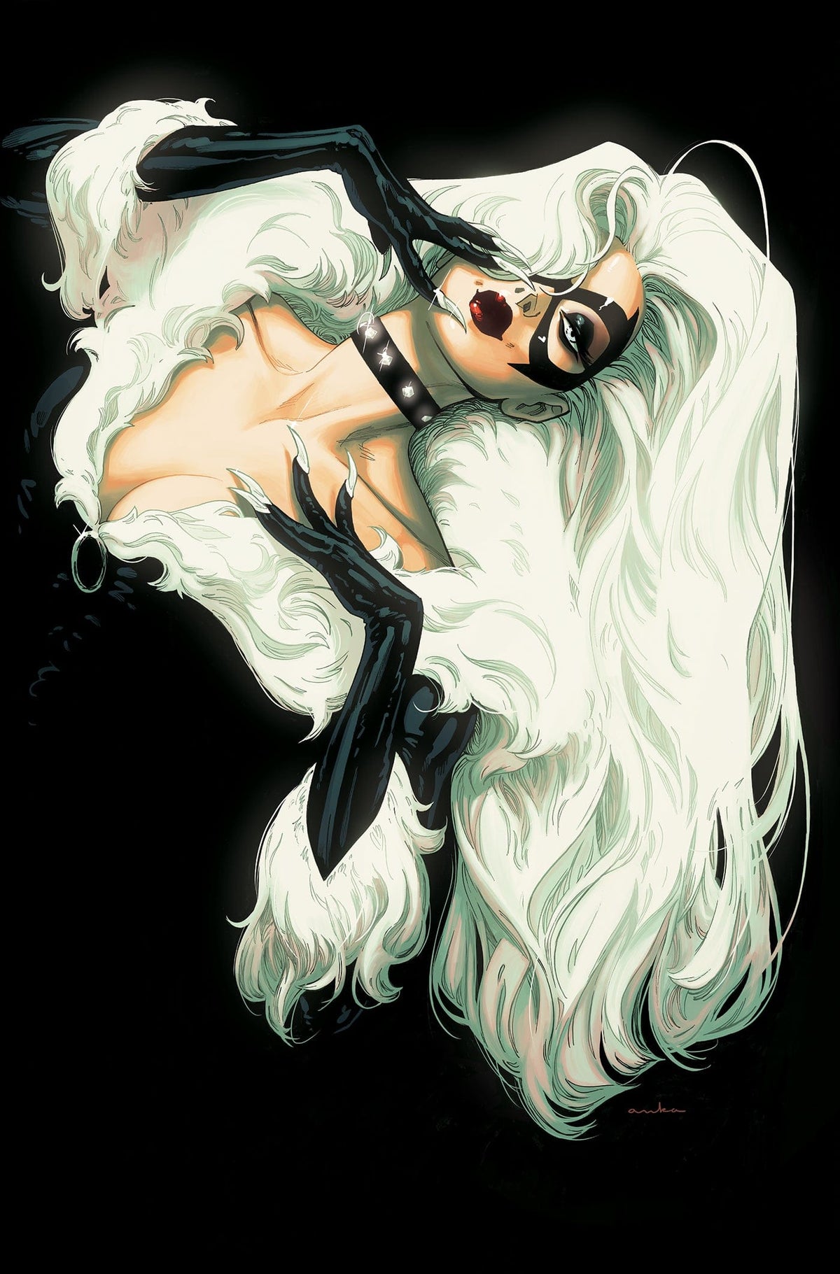 Marvel Comic Books > Incentives BLACK CAT #9 1:50 INCV KRIS ANKA BLACK CAT VIRGIN VARIANT 75960621252100916 PRH-75960621252100916
