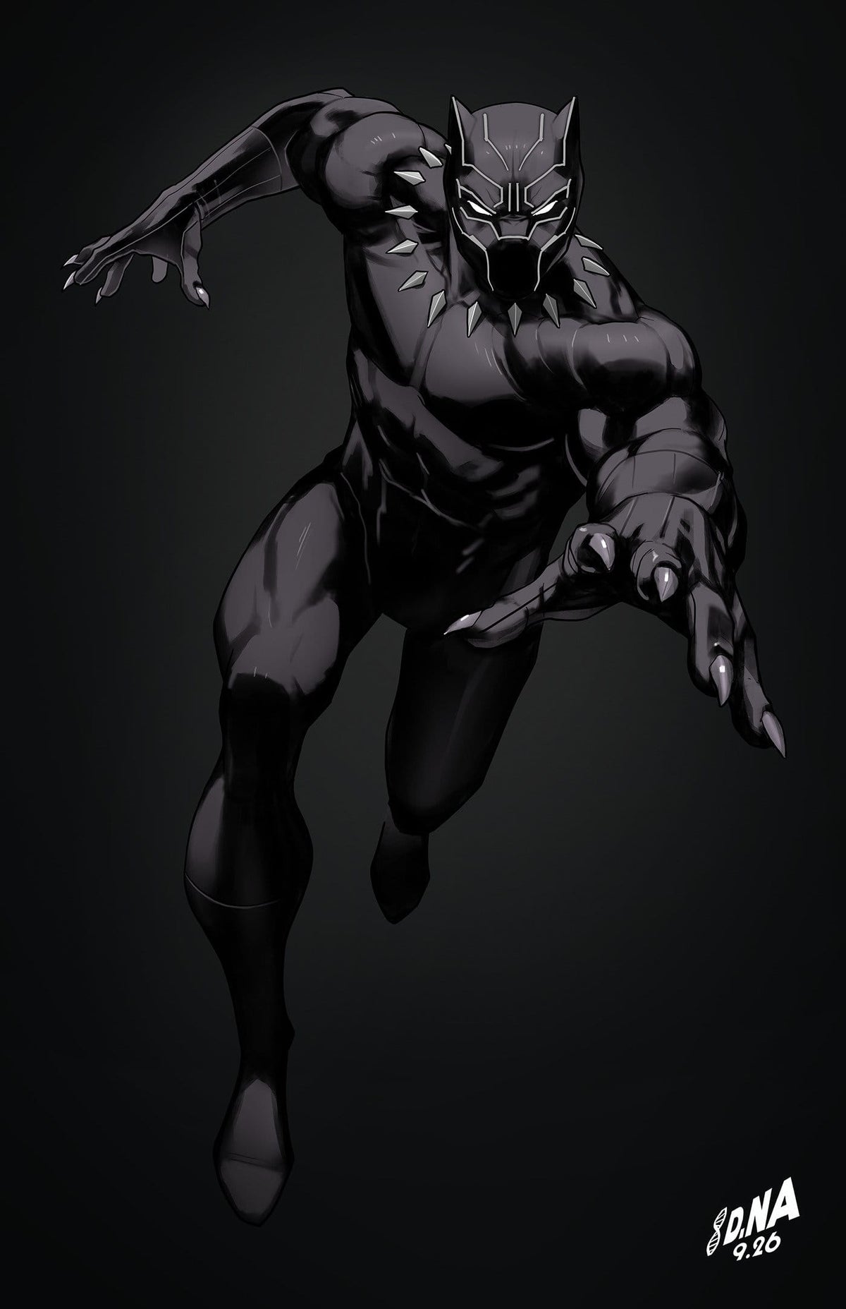 Marvel Comic Books > Incentives BLACK PANTHER/NAMOR: DOOMED #4 DAVID NAKAYAMA COLOR BLOCK BLACK VIRGIN 1:50 VARIANT (Release Date: 12/09/2026) 75960621630700416 PRH-75960621630700416