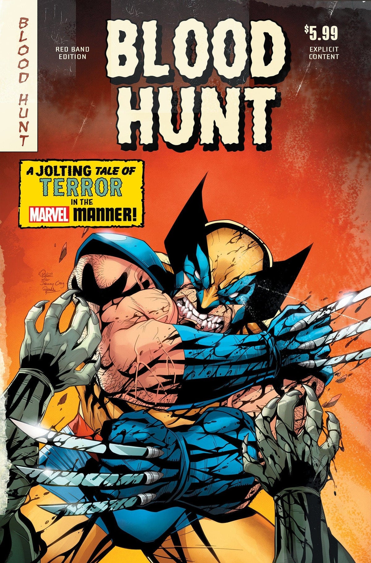 Marvel Comic Books > Incentives BLOOD HUNT RED BAND #2 1:25 INVC LUBERA BLOODY HOMAGE VAR 75960620867800216 JAN248597