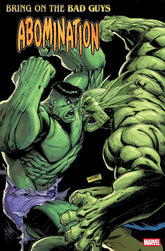 Marvel Comic Books > Incentives BRING ON THE BAD GUYS: ABOMINATION #1 1:25 INCV GERARDO SANDOVAL NUFF SAID VARIANT 75960621185200116 PRH-75960621185200116
