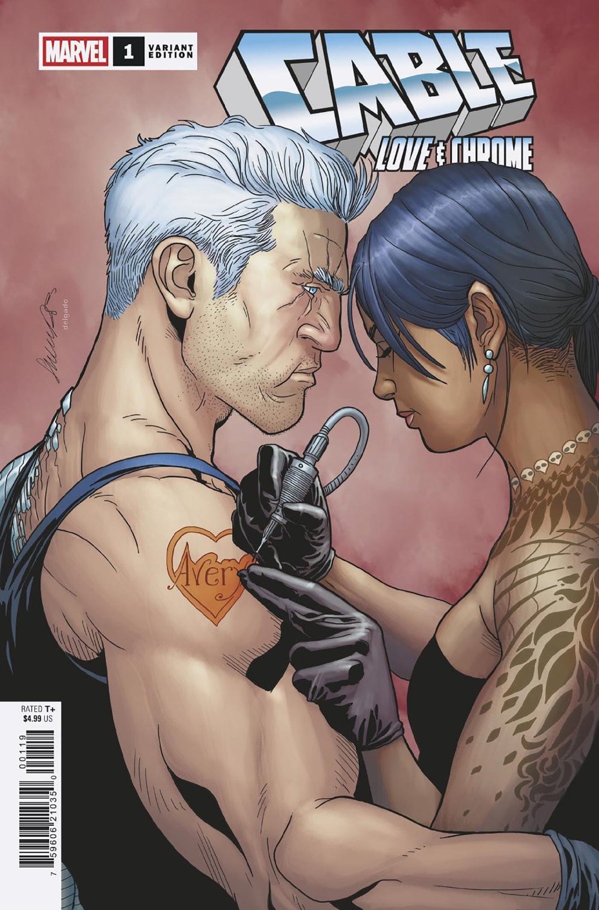 Marvel Comic Books > Incentives CABLE: LOVE AND CHROME #1 1:25 INCV SALVADOR LARROCA VARIANT 75960621035000119 PRH-75960621035000119