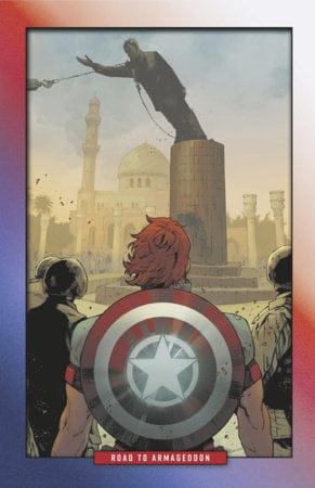 Marvel Comic Books > Incentives CAPTAIN AMERICA #1 1:25 INCV VALERIO SCHITI RATIO VIRGIN 3RD PTG VARIANT 75960621146300124 PRH-75960621146300124