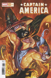 Marvel Comic Books > Incentives CAPTAIN AMERICA #13 1:25 INCV DAVIDE PARATORE VARIANT [ARM] 75960621146301317 PRH-75960621146301317