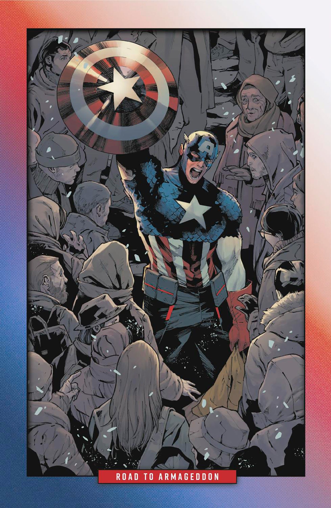 CAPTAIN AMERICA #4 1:25 INCV VALERIO SCHITI RATIO VIRGIN 2ND PTG VARIANT