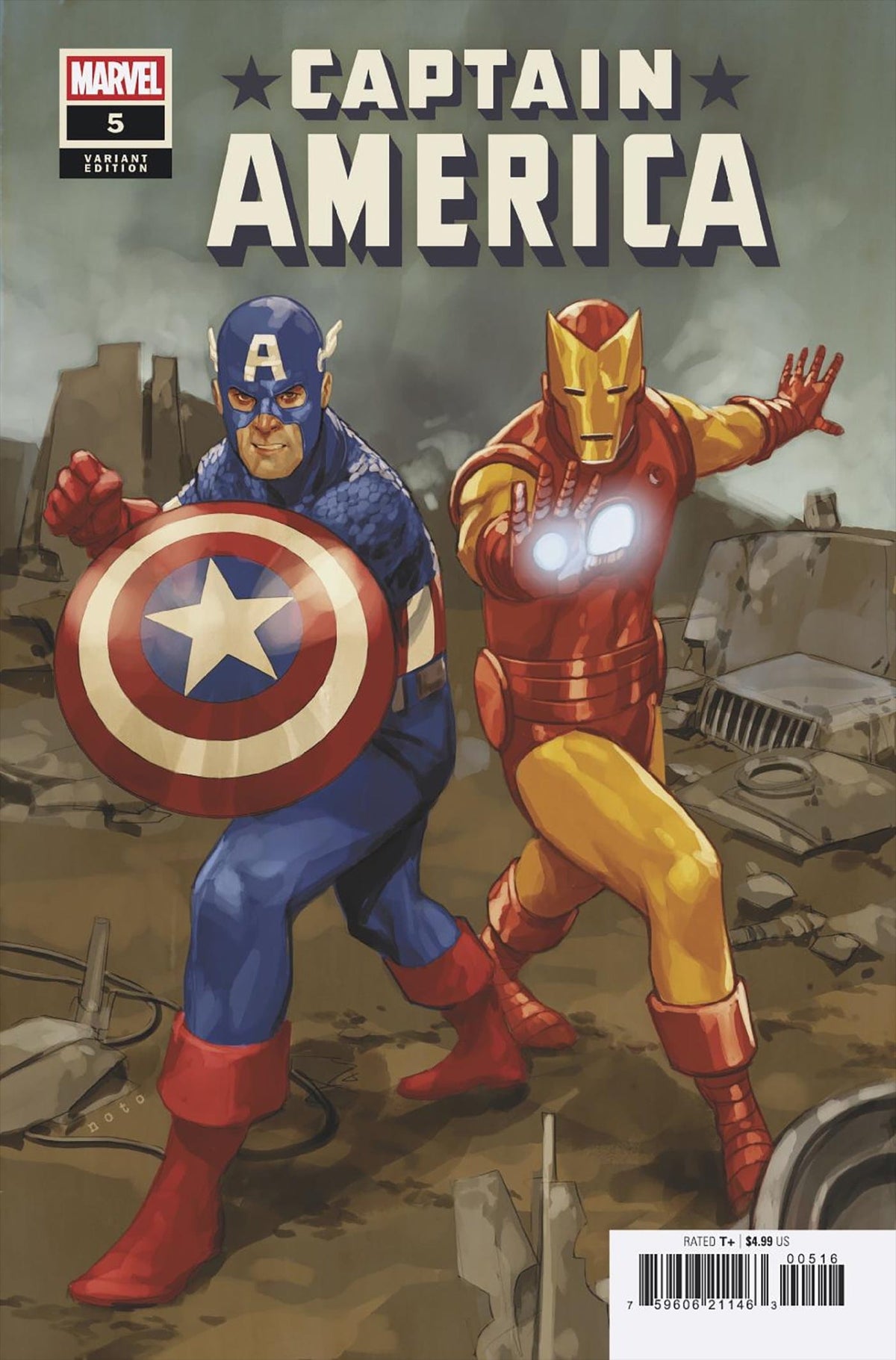 Marvel Comic Books > Incentives CAPTAIN AMERICA #5 1:25 INCV TBD ARTIST VARIANT 75960621146300516 PRH-75960621146300516