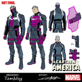 Marvel Comic Books > Incentives CAPTAIN AMERICA #8 1:10 INCV VALERIO SCHITI DESIGN VARIANT 75960621146300816 PRH-75960621146300816