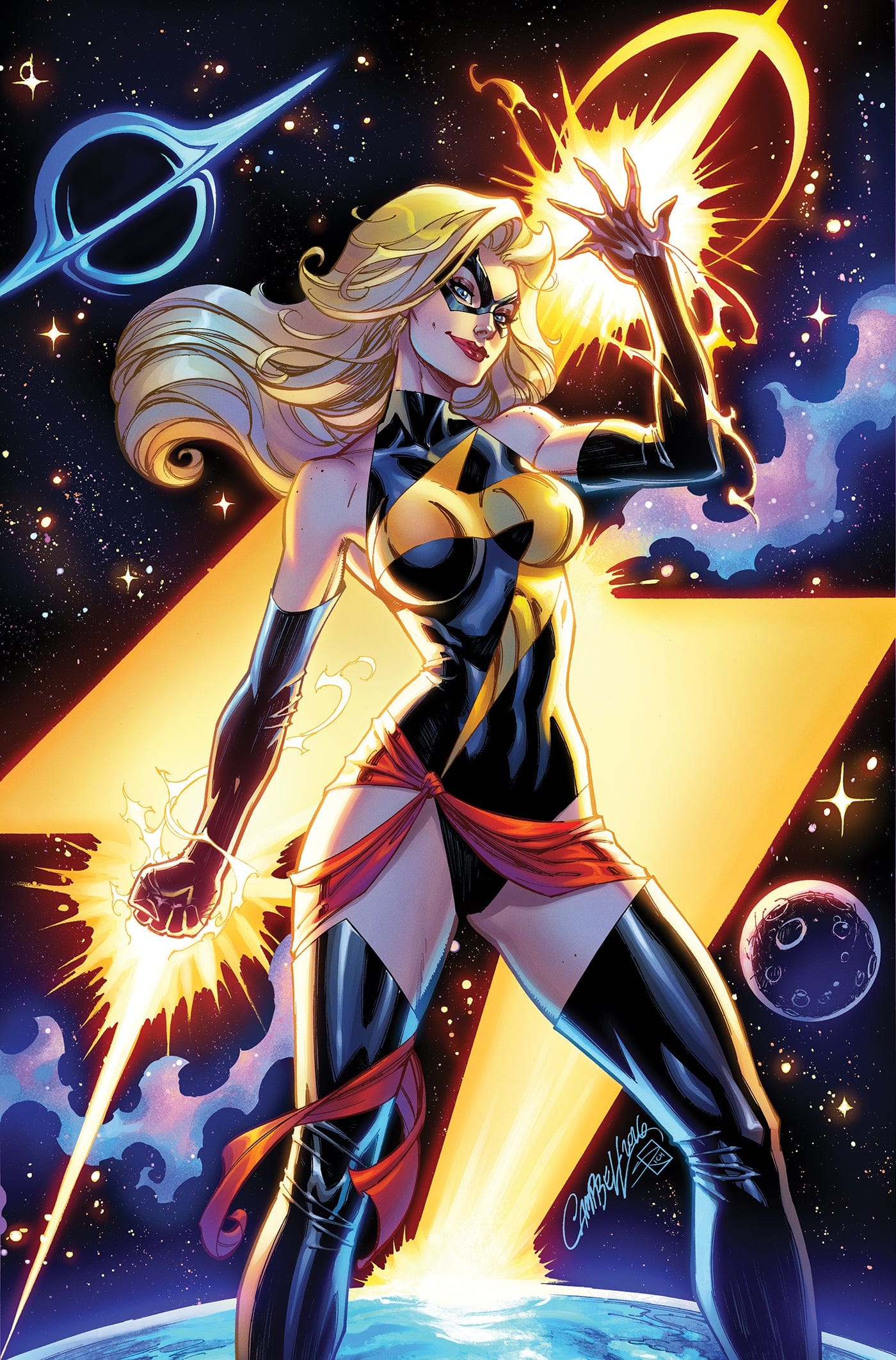 CAPTAIN MARVEL: DARK PAST #1 1:100 INCV J. SCOTT CAMPBELL VIRGIN VARIANT