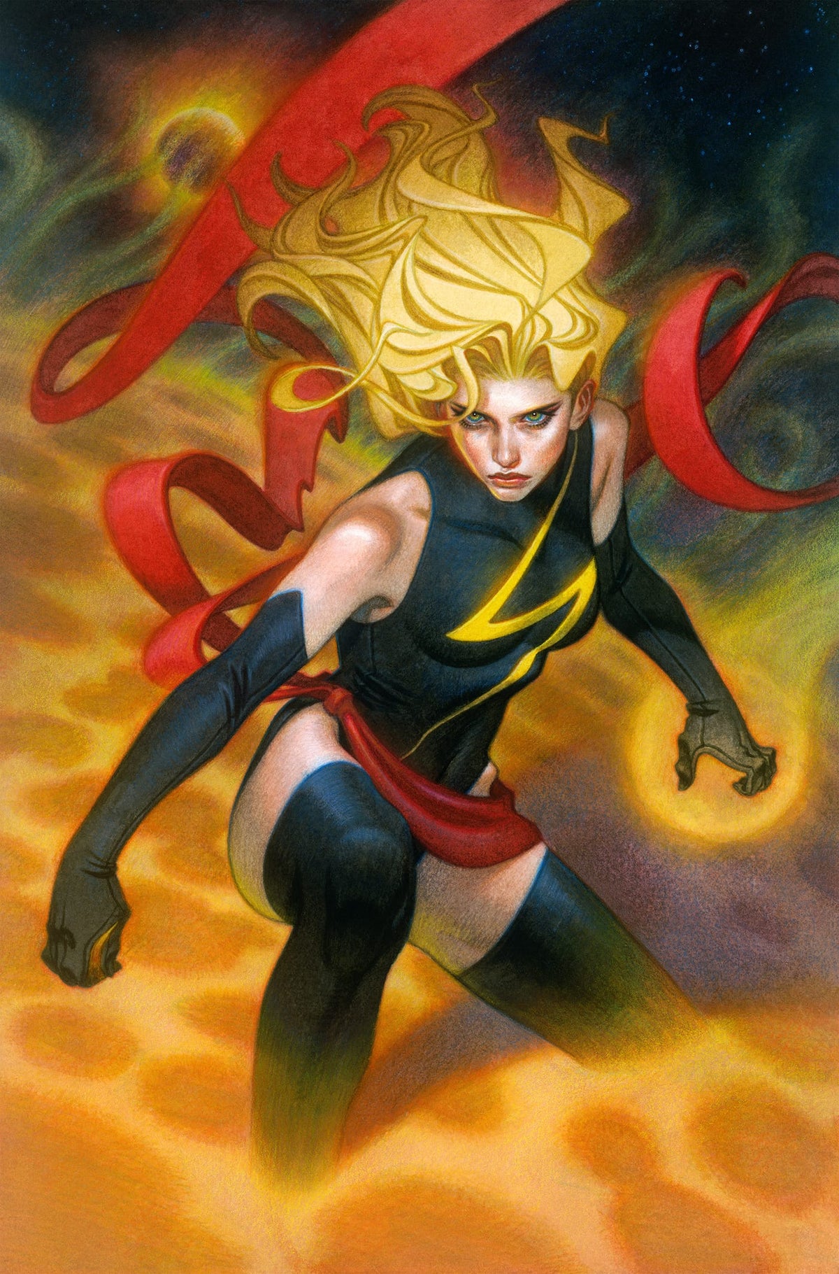 Marvel Comic Books > Incentives CAPTAIN MARVEL: DARK PAST #3 1:50 INCV TRAN NGUYEN VIRGIN VARIANT 75960621492100316 PRH-75960621492100316